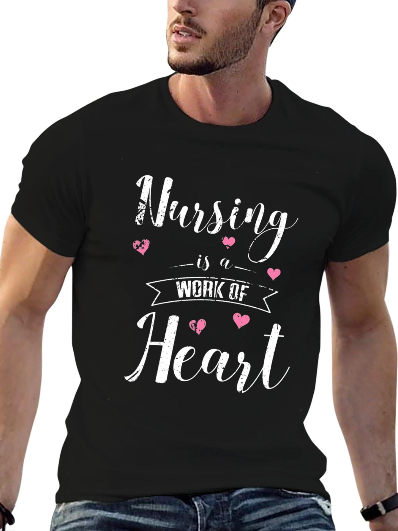 Nursing is a Work of Heart T-Shirt