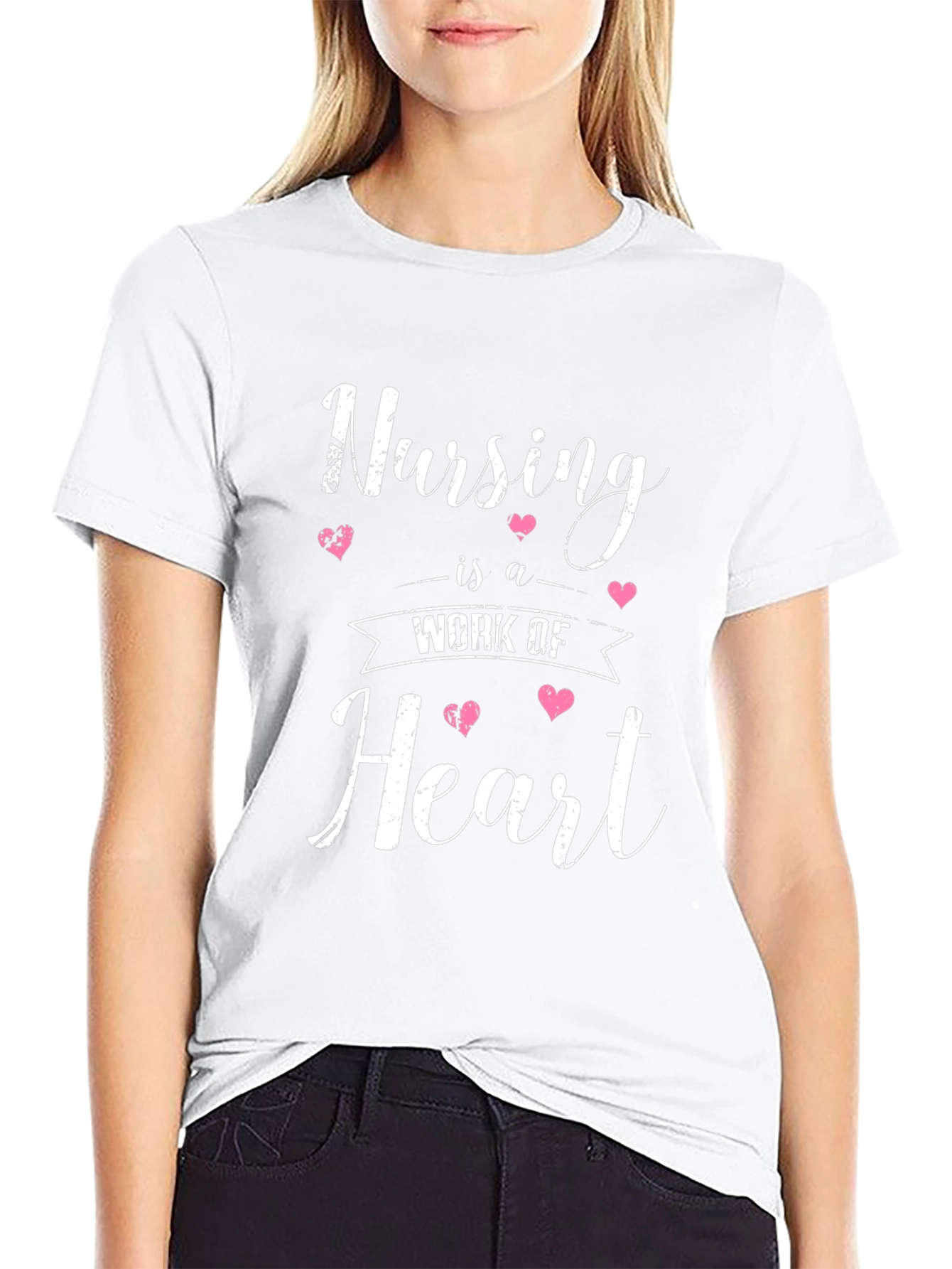 Nursing is a Work of Heart T-Shirt