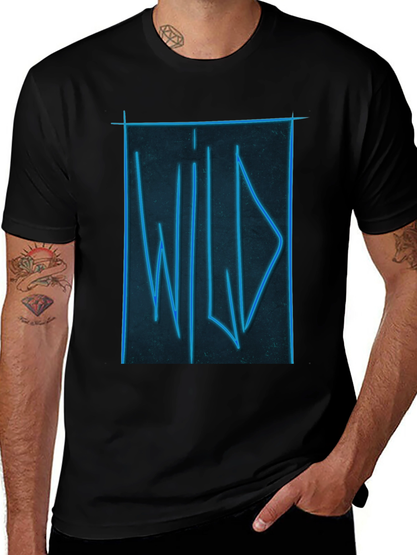 Wild Neon Graphic Tee - Soft Cotton