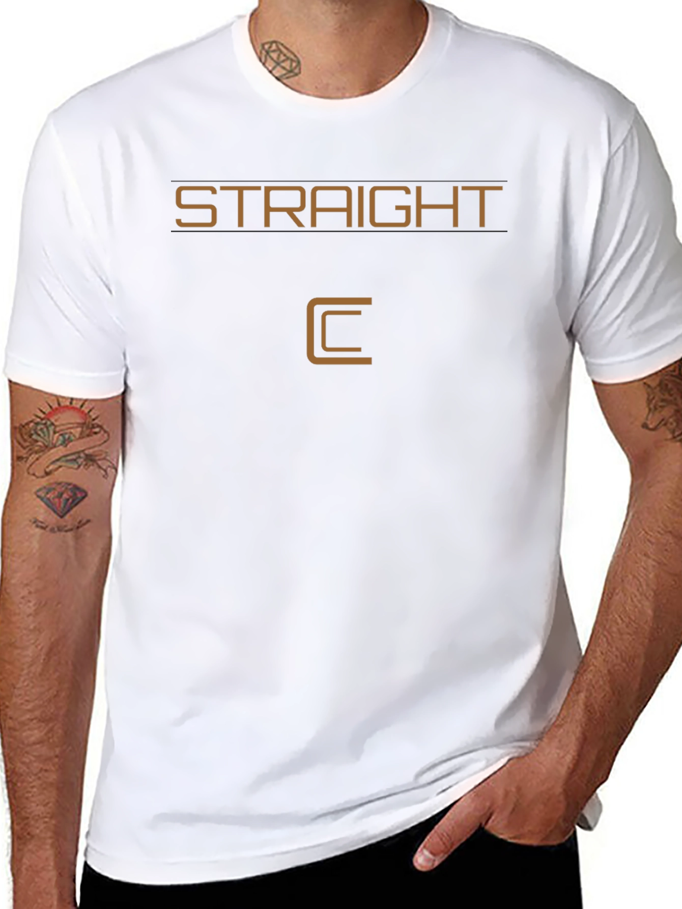 Straight Outta College Tee - Classic Crew Neck
