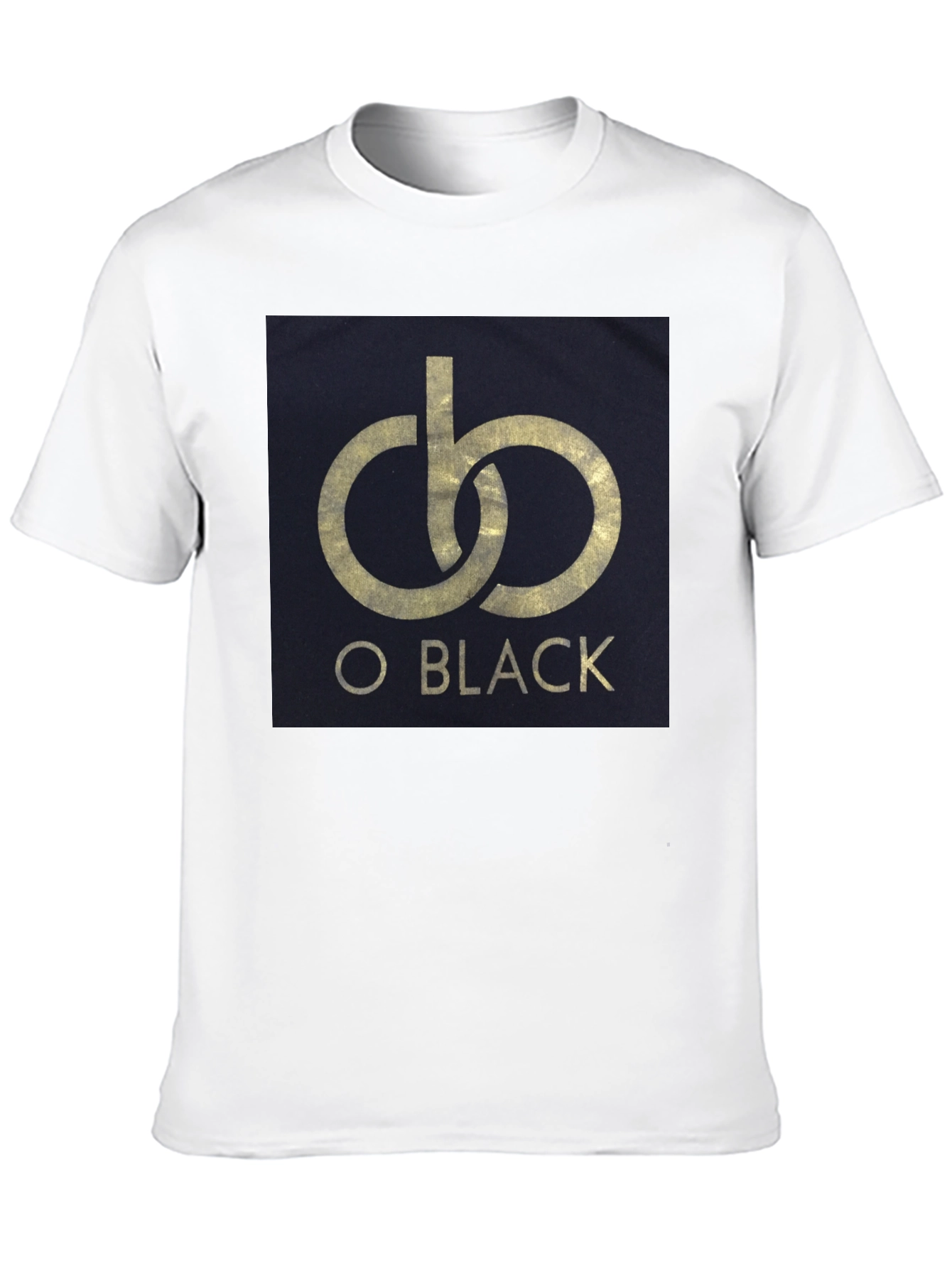 O Black Graphic Print T-Shirt - Casual Style