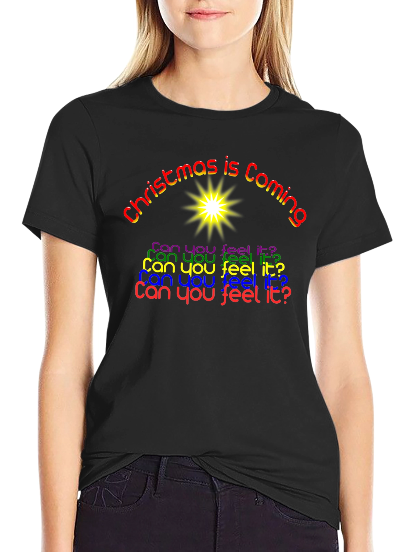 Christmas is Coming Festive Graphic T-Shirt