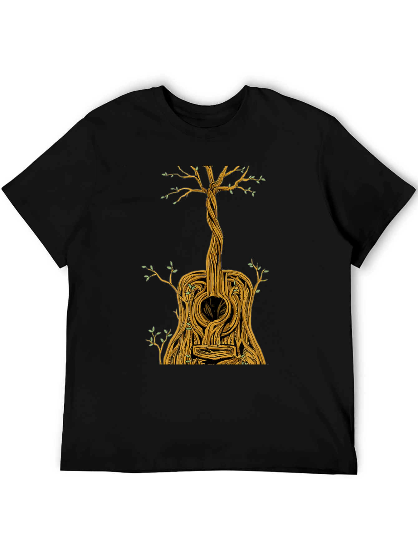 Guitar Tree Graphic Tee - Music Lovers T-Shirt