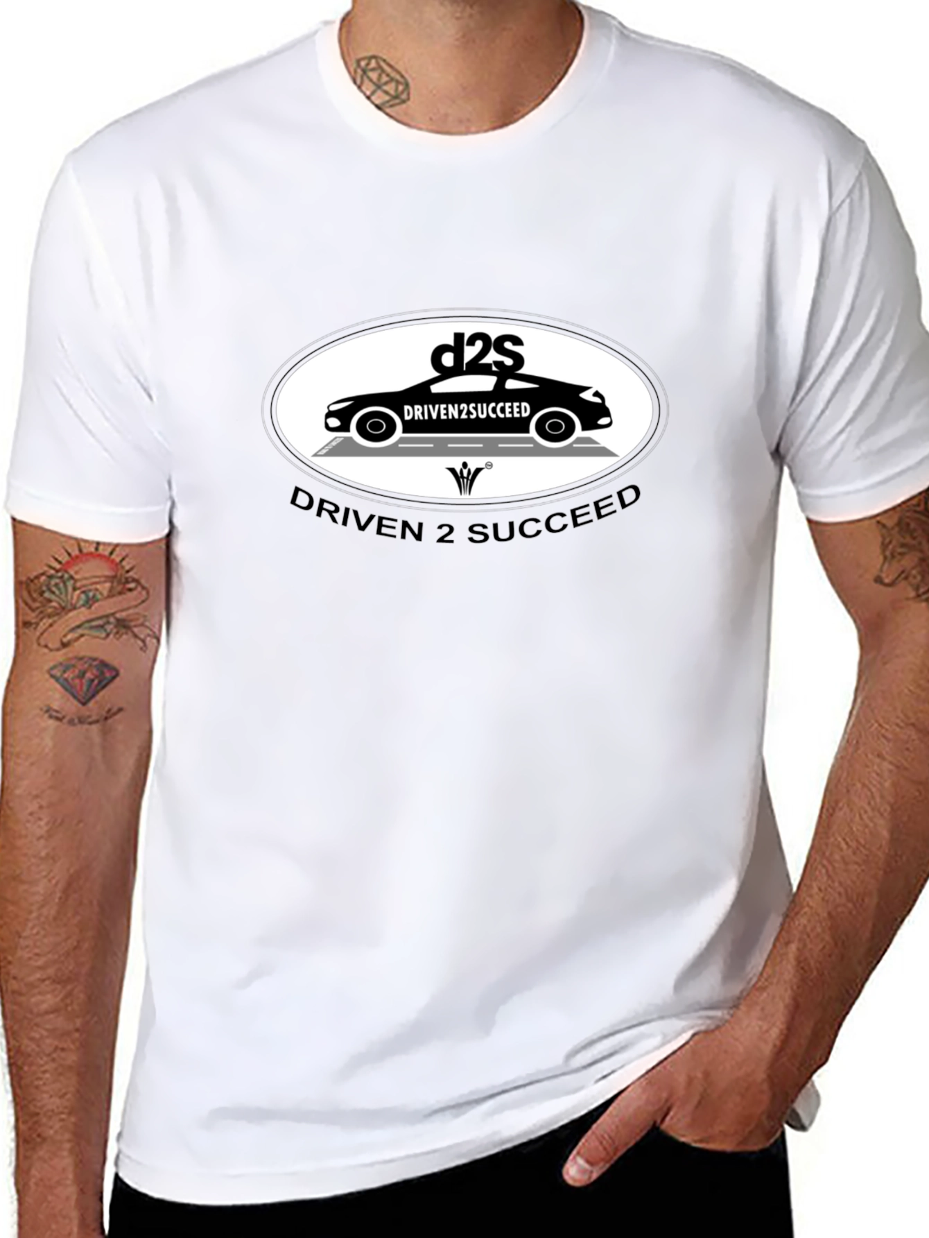 Driven 2 Succeed Black Graphic Tee