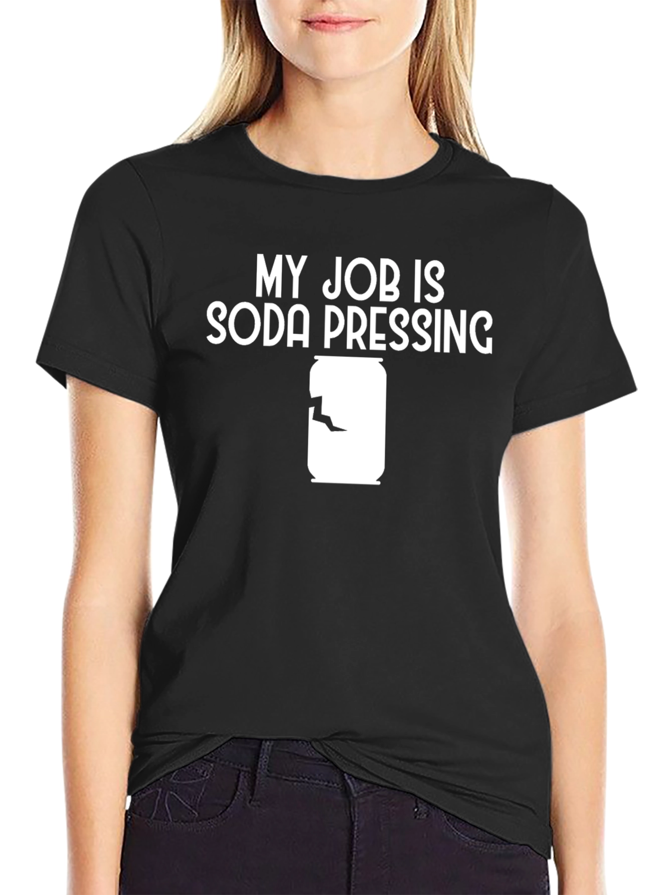Soda Pressing Job Graphic T-Shirt