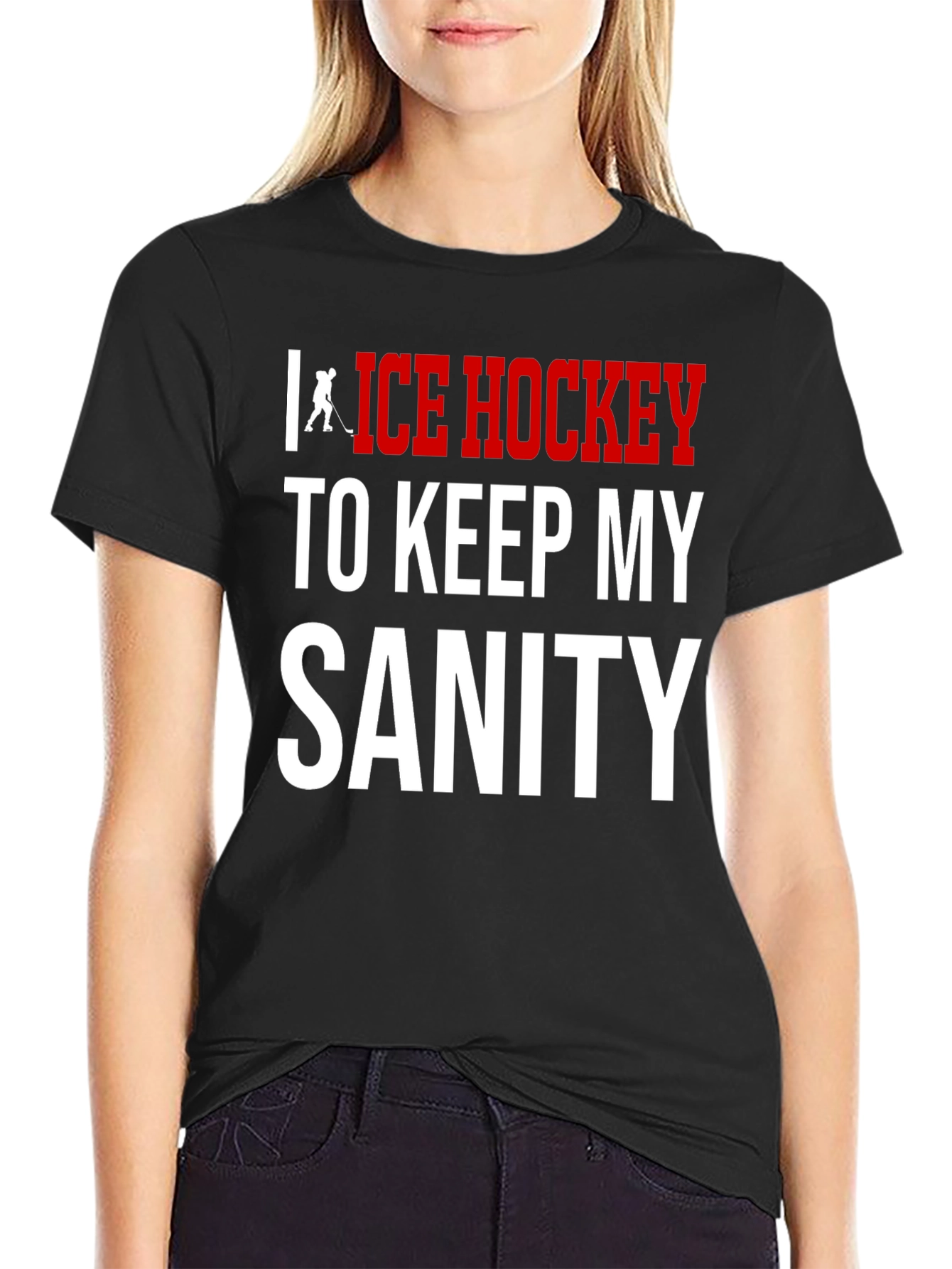 Ice Hockey Sanity T-Shirt
