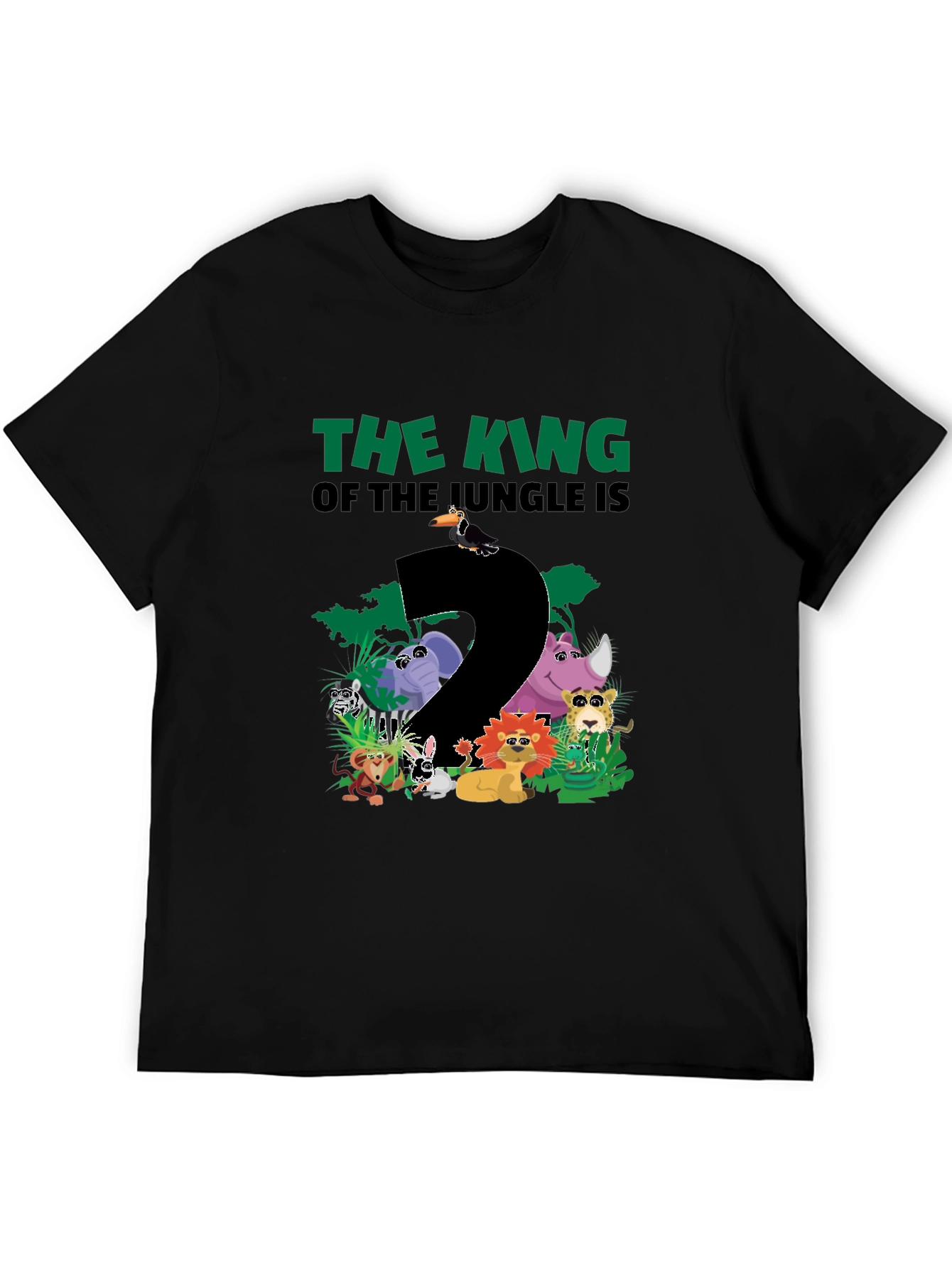Jungle King Birthday T-Shirt - Second Birthday