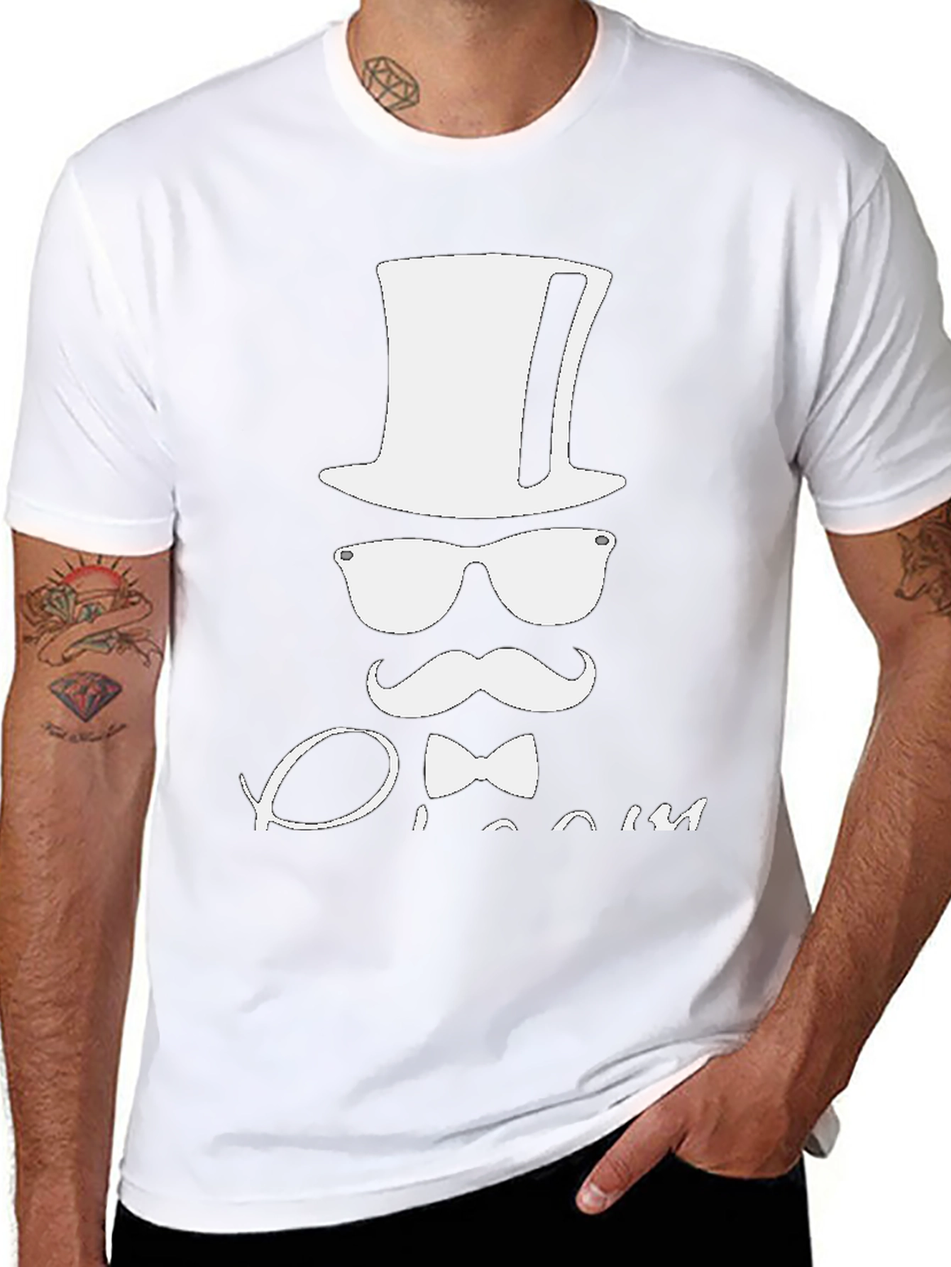 Groom Design Black T-Shirt