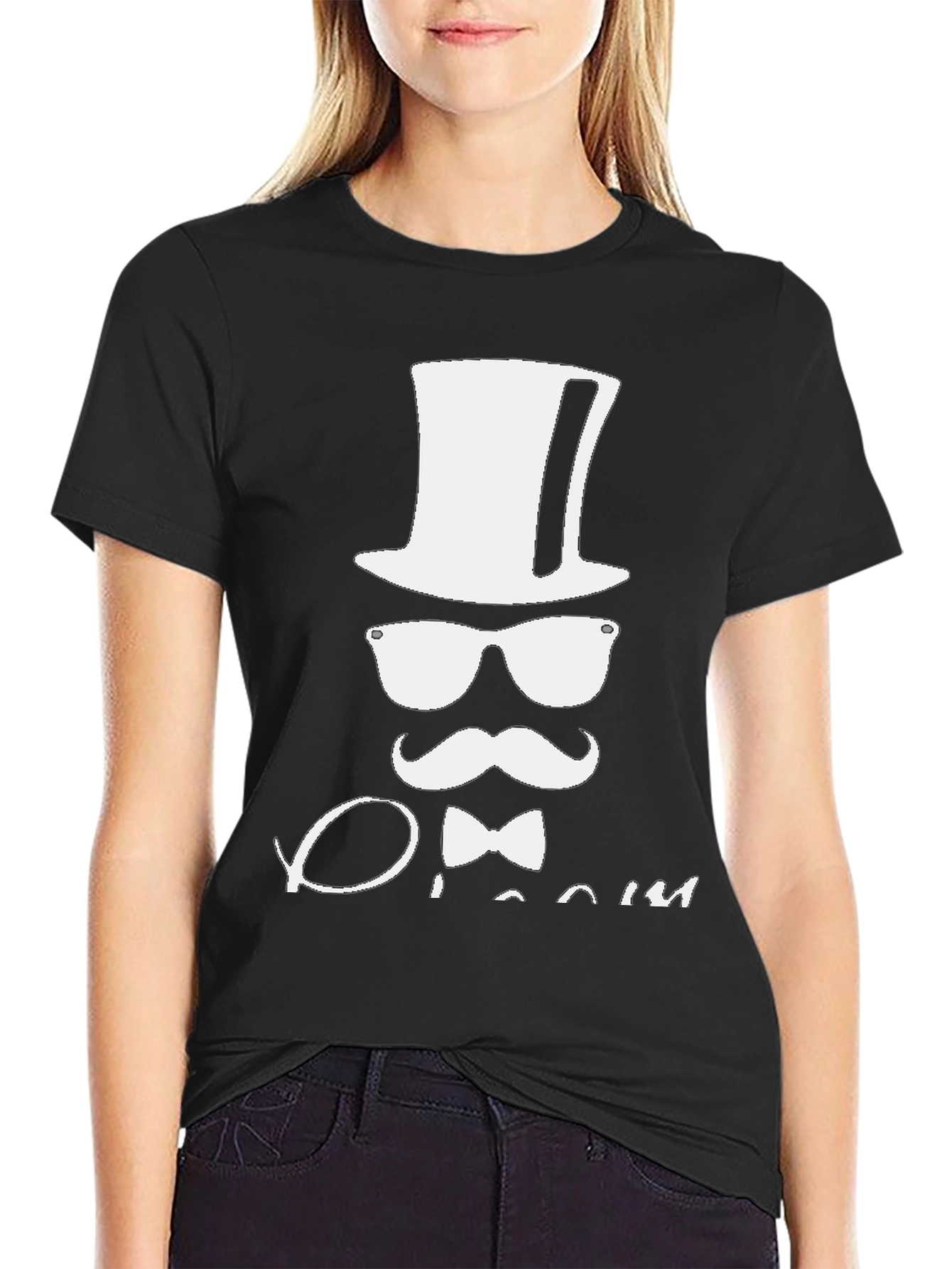 Groom Design Black T-Shirt