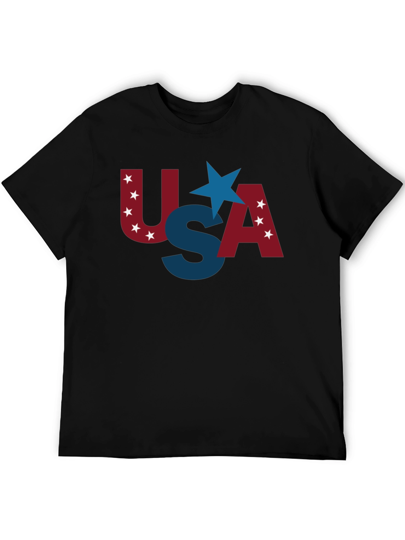 USA Patriotic Graphic T-Shirt