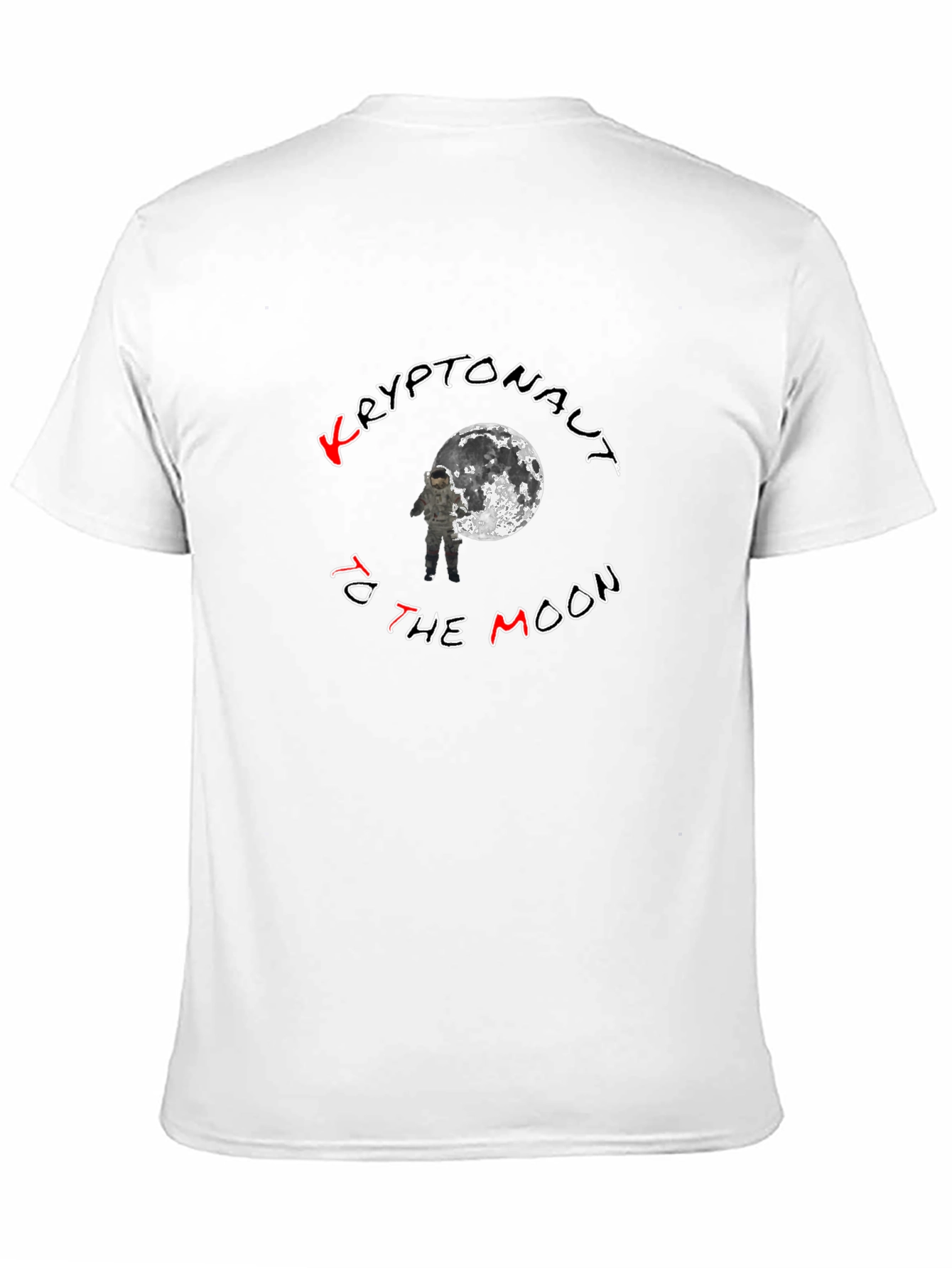 Kryptonaut to the Moon Black T-Shirt