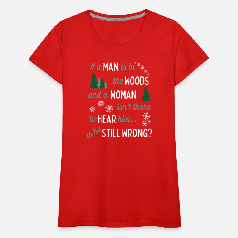 if a man is in the woods is he still wrong