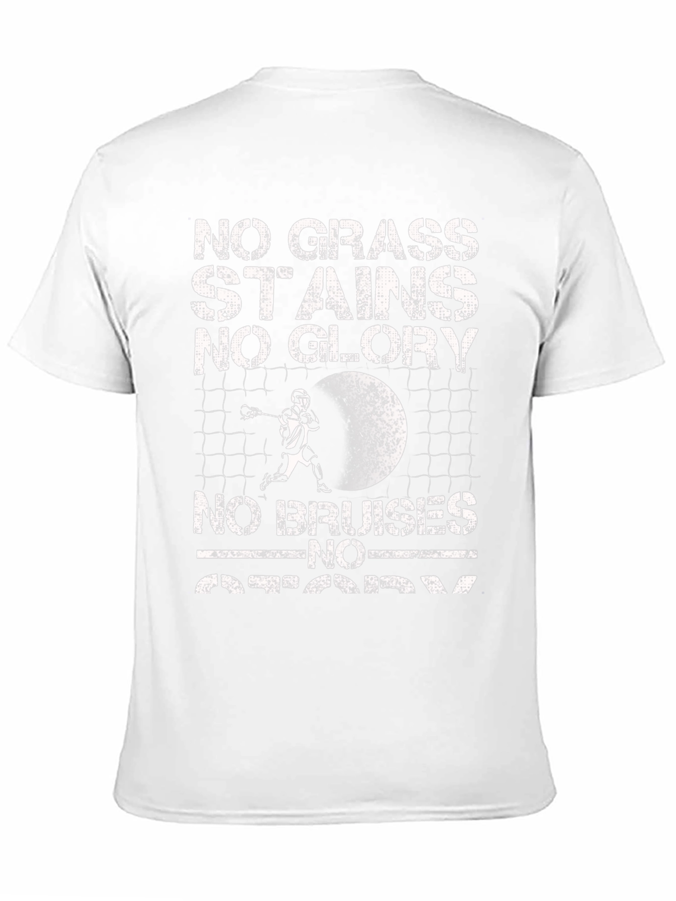 Lacrosse Graphic Tee: No Grass Stains No Glory