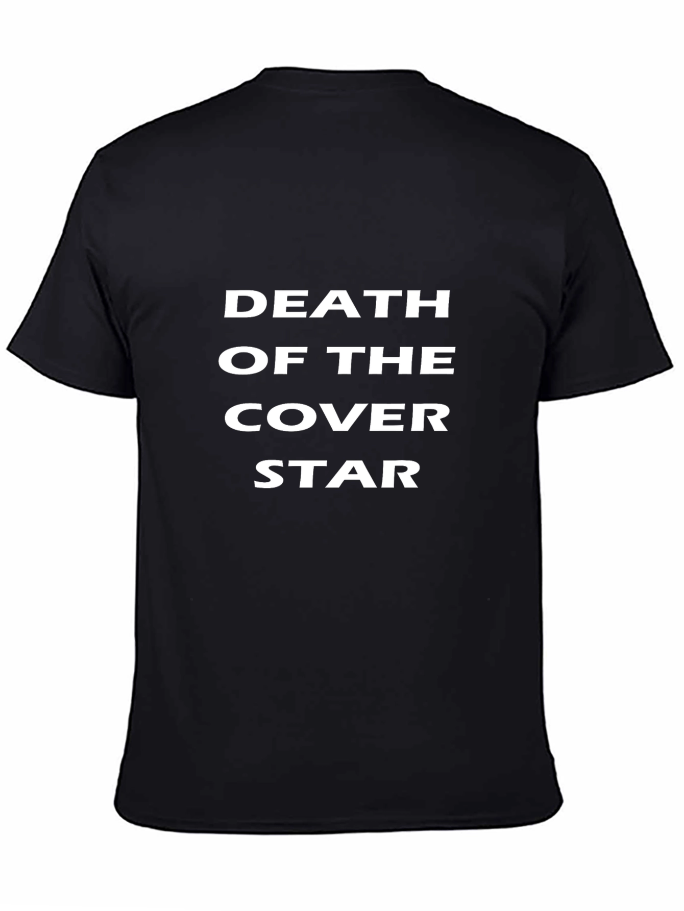Death of the Cover Star Black Graphic T-Shirt