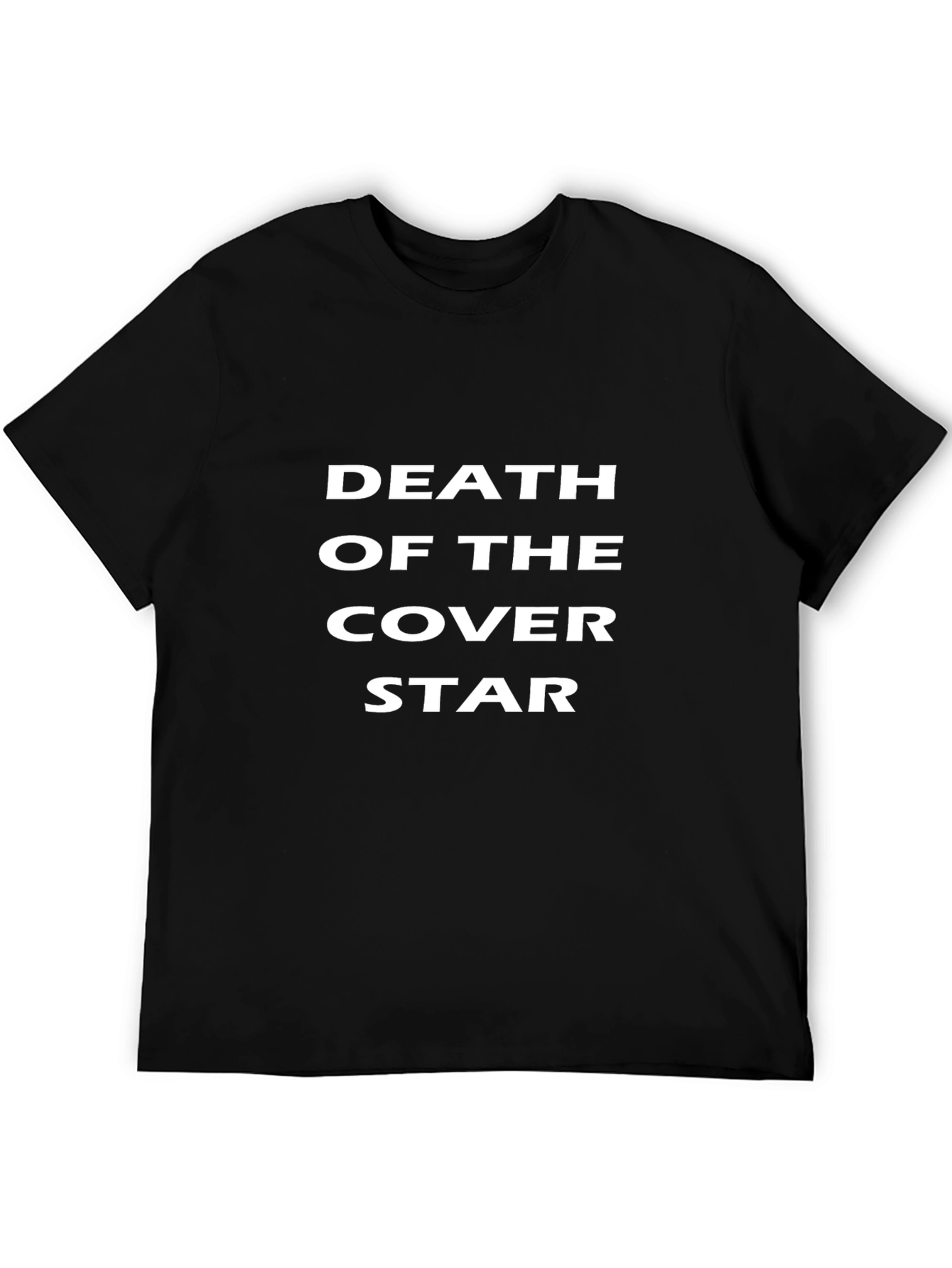 Death of the Cover Star Black Graphic T-Shirt
