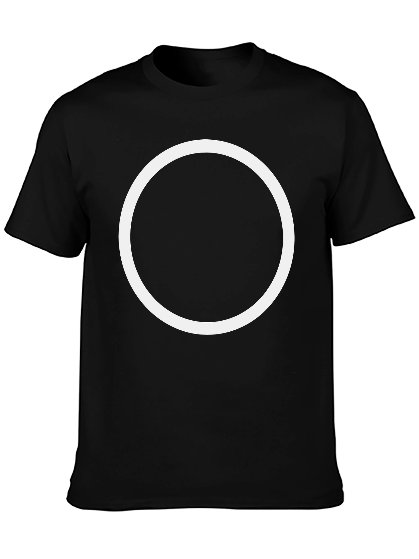Minimalist Circle Graphic T-Shirt - Casual Style