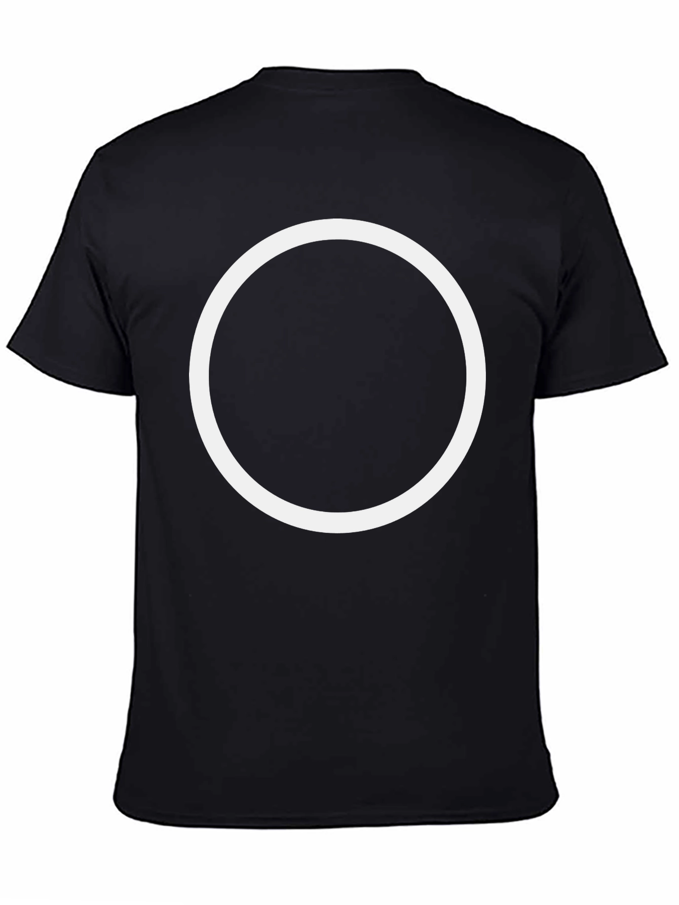 Minimalist Circle Graphic T-Shirt - Casual Style