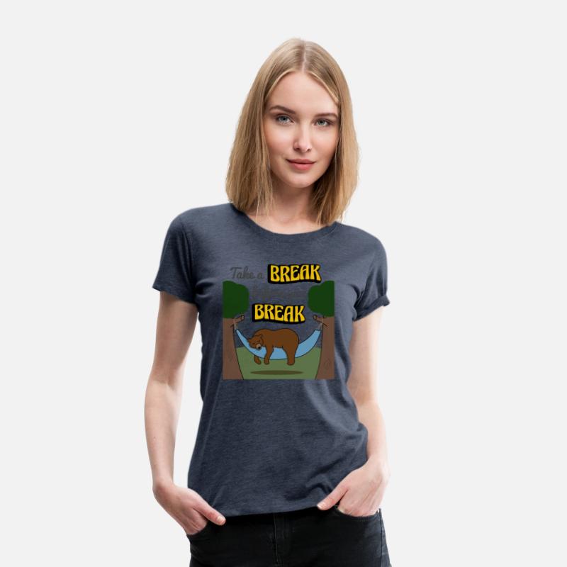 Illustration bear in hammock