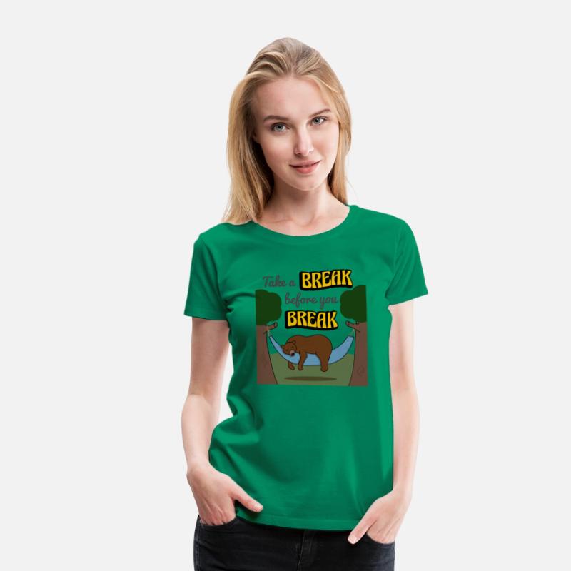 Illustration bear in hammock