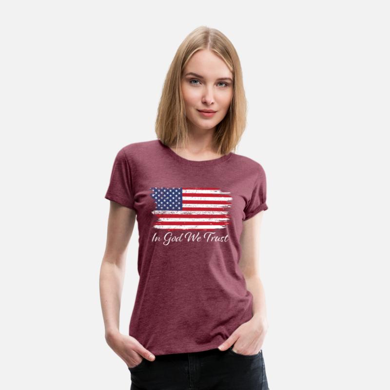 In God We Trust Us Flag Patriotic