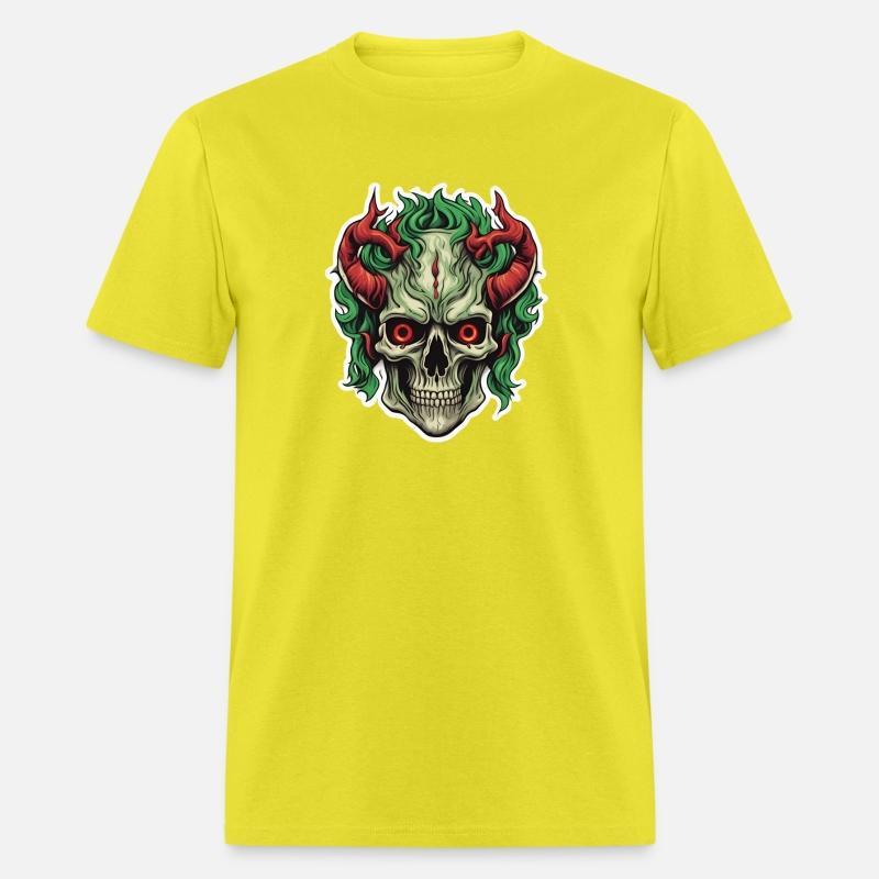 Infernal Emerald: Red-Horned Skull