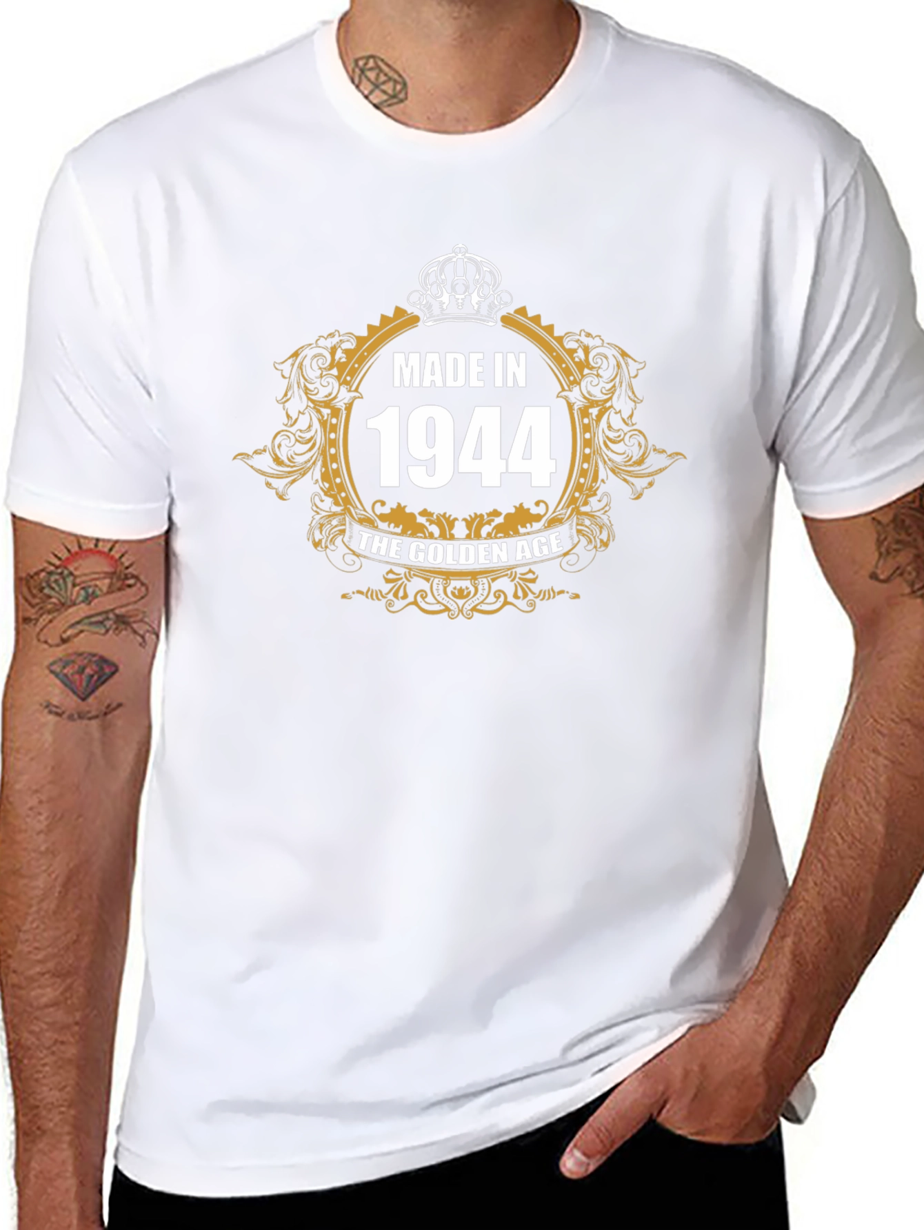 Made in 1944 T-Shirt - Golden Age Birthday Gift