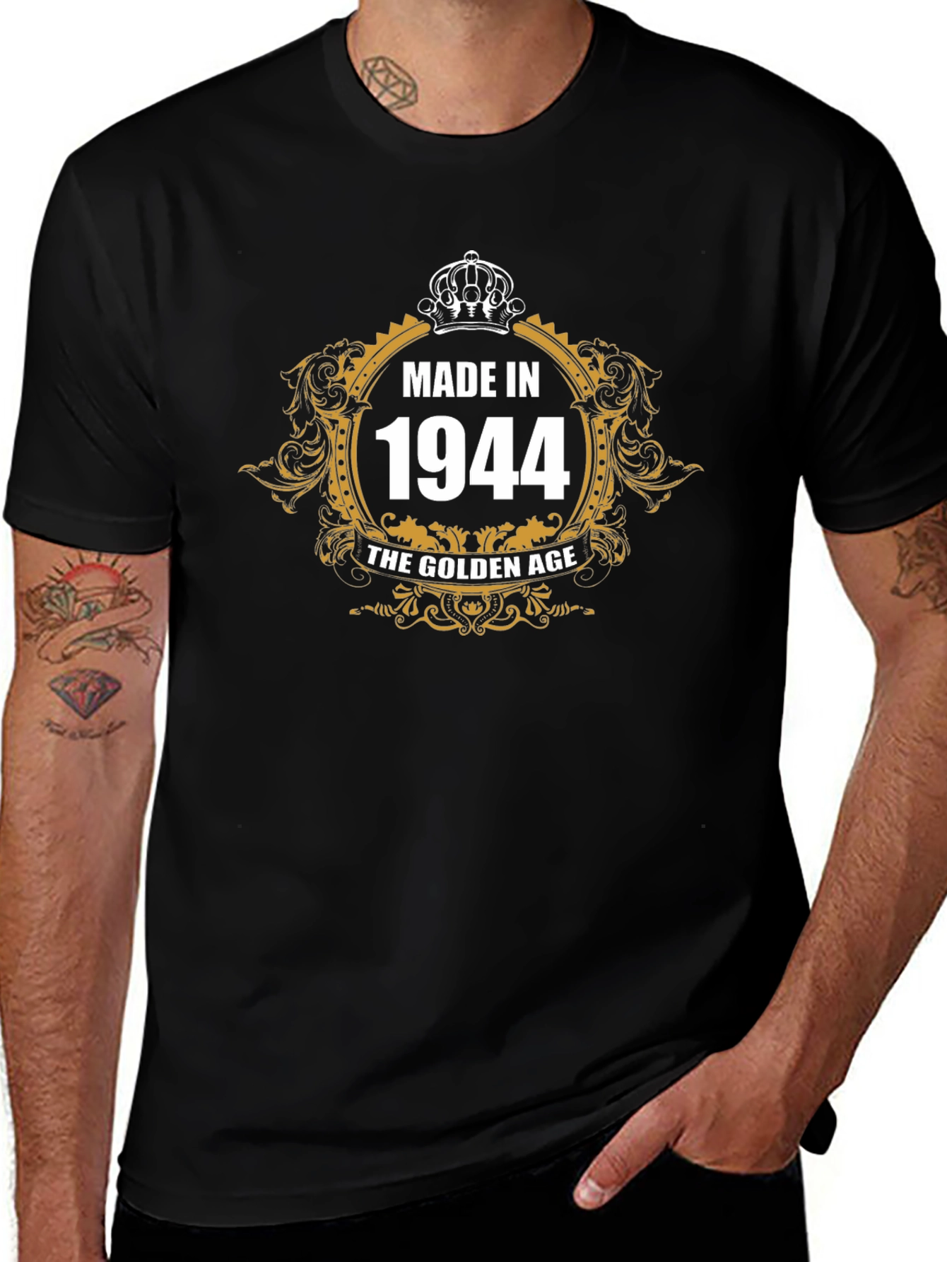 Made in 1944 T-Shirt - Golden Age Birthday Gift