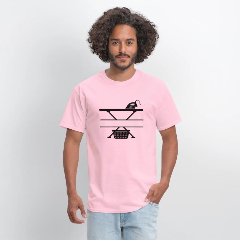 Iron ironing board and laundry basket
