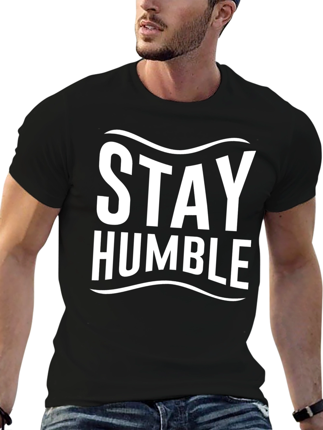 Stay Humble Graphic T-Shirt - Short Sleeve