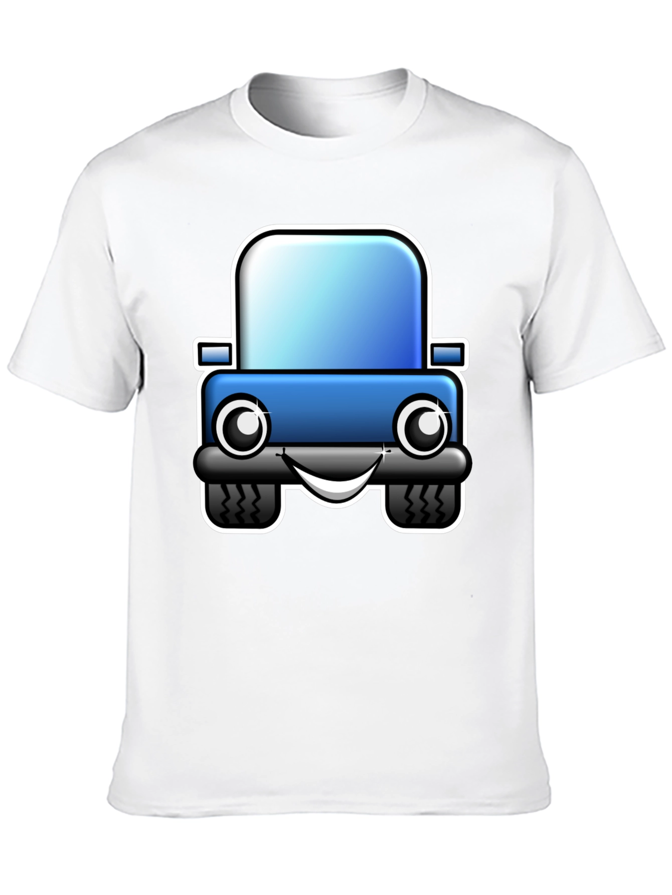 Cartoon Car T-Shirt - Fun Graphic Tee