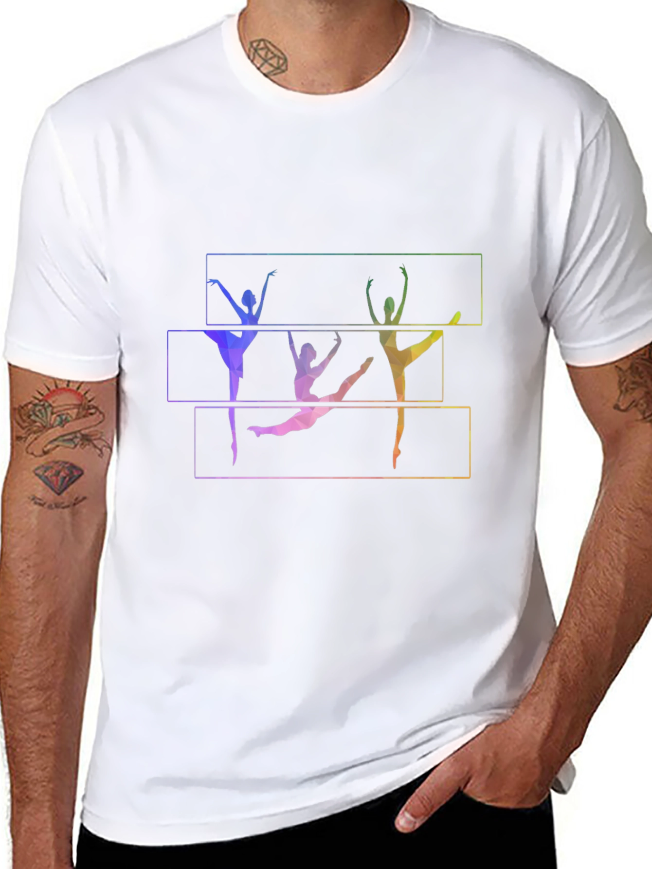 Ballet Dancer Graphic Tee - Trendy Unisex T-Shirt