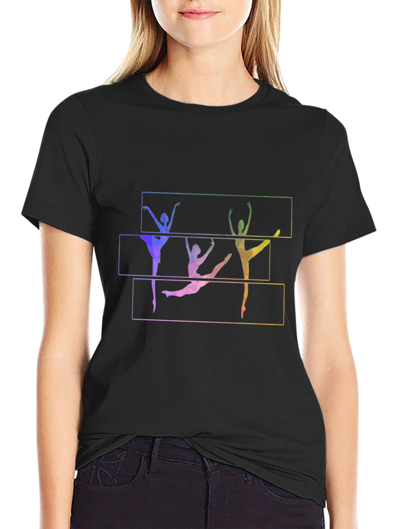 Ballet Dancer Graphic Tee - Trendy Unisex T-Shirt