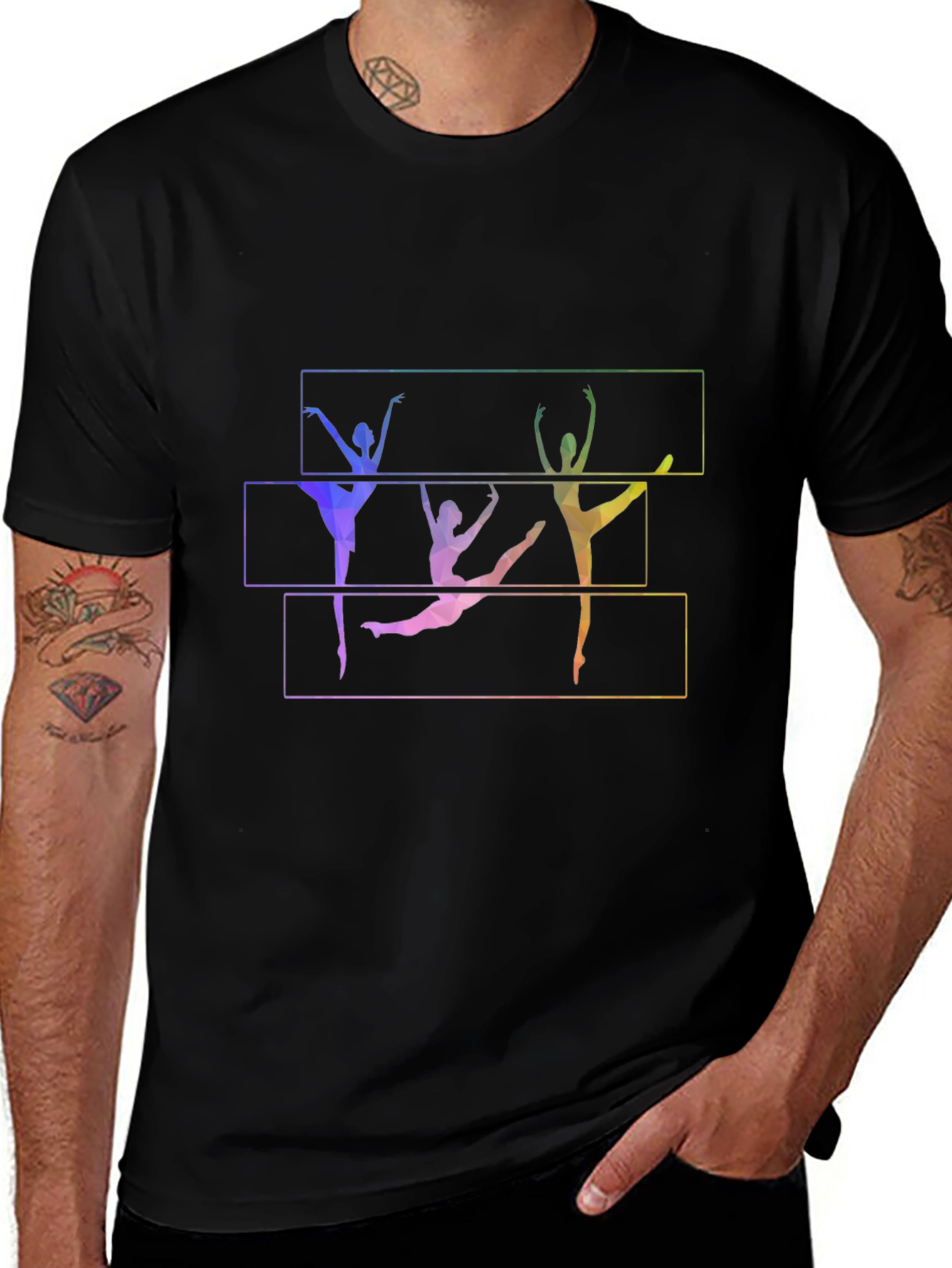 Ballet Dancer Graphic Tee - Trendy Unisex T-Shirt