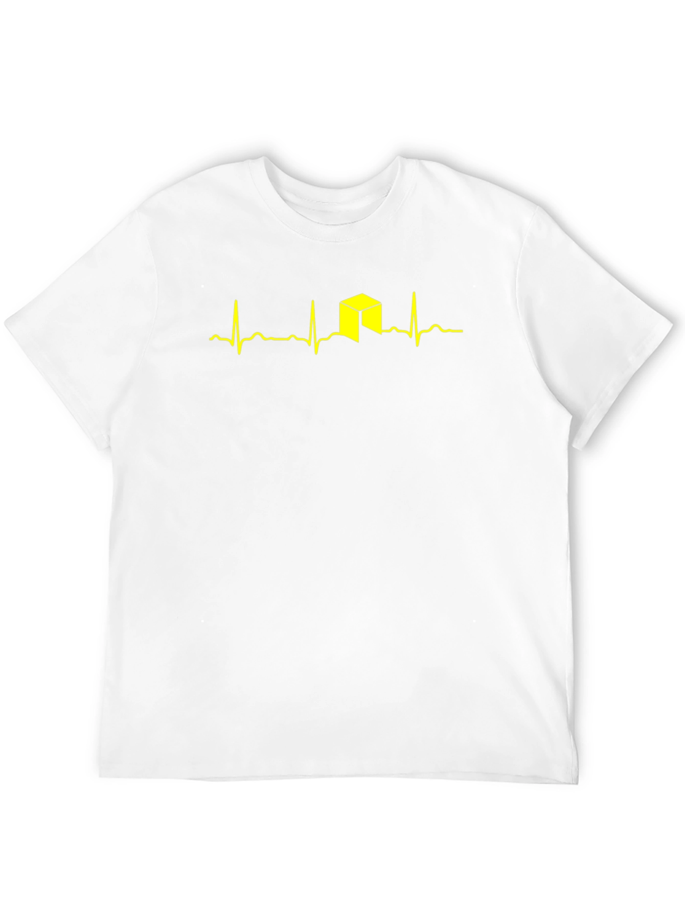 Neo Crypto Heartbeat T-Shirt - Blockchain Lover Tee