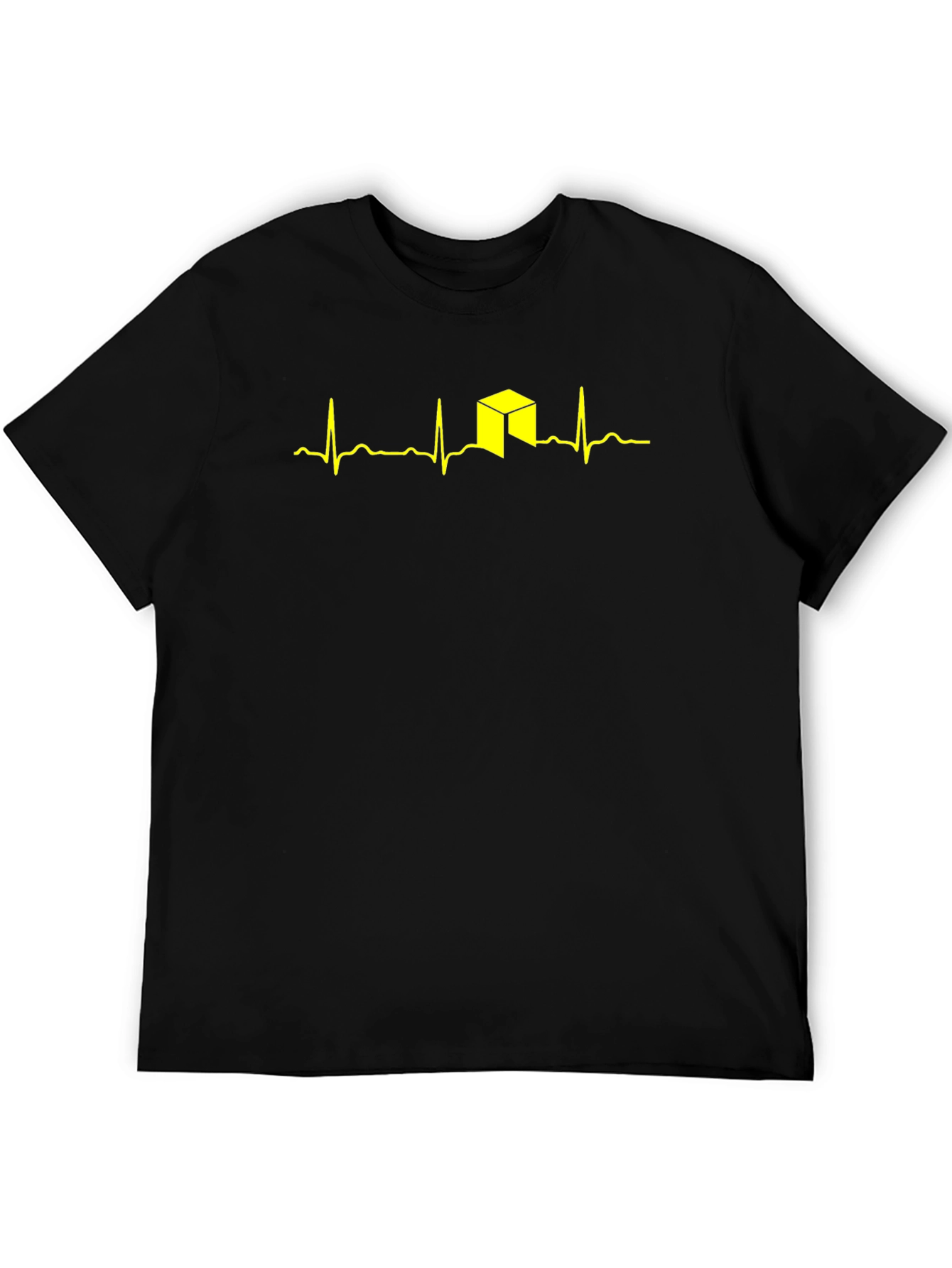 Neo Crypto Heartbeat T-Shirt - Blockchain Lover Tee