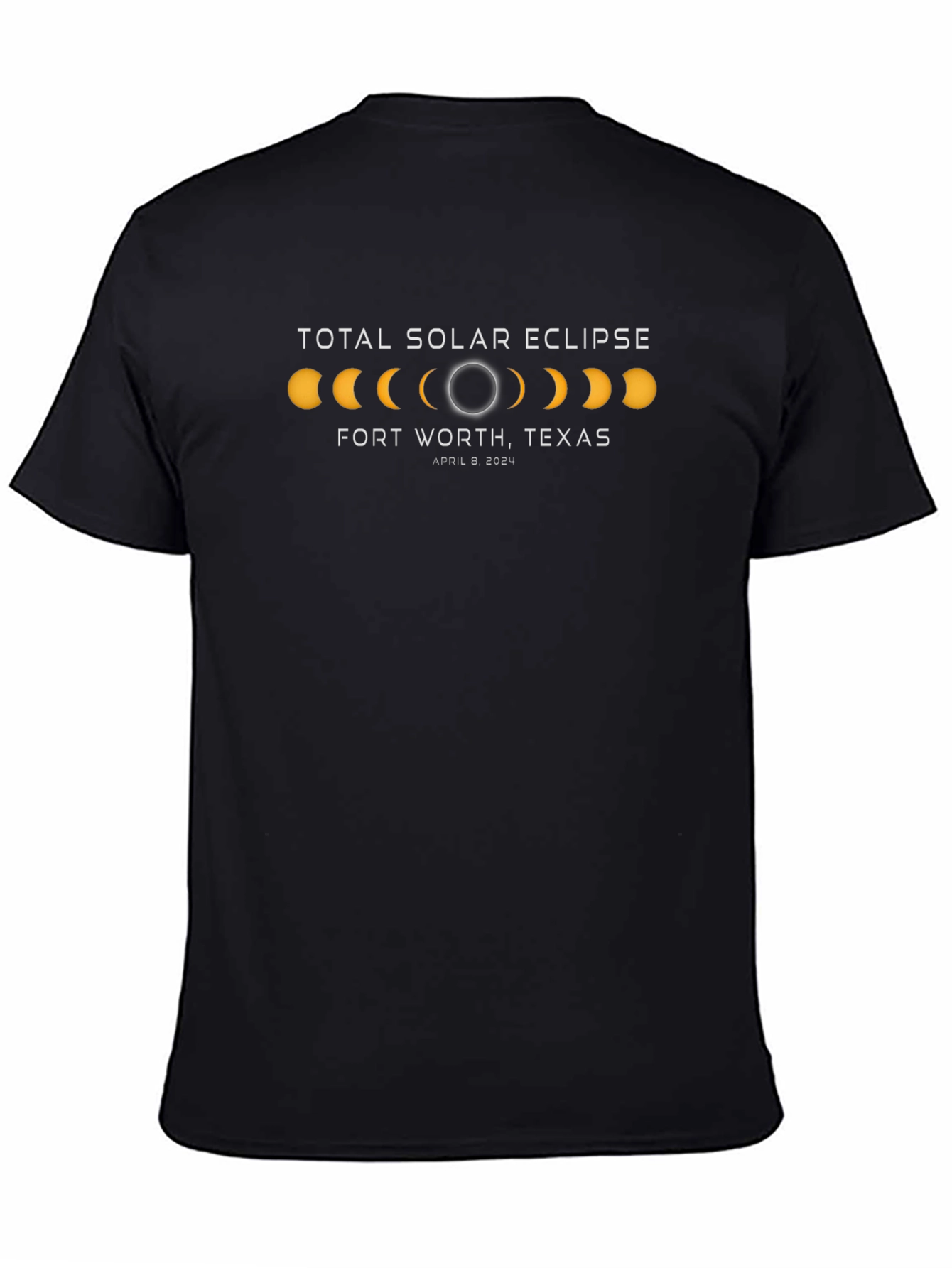 Total Solar Eclipse Fort Worth Texas T-Shirt
