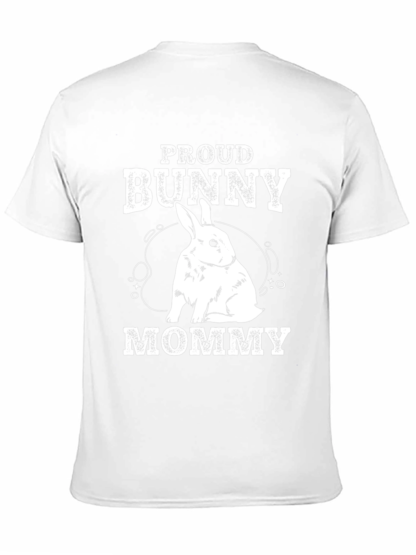 Proud Bunny Mommy T-Shirt - Black