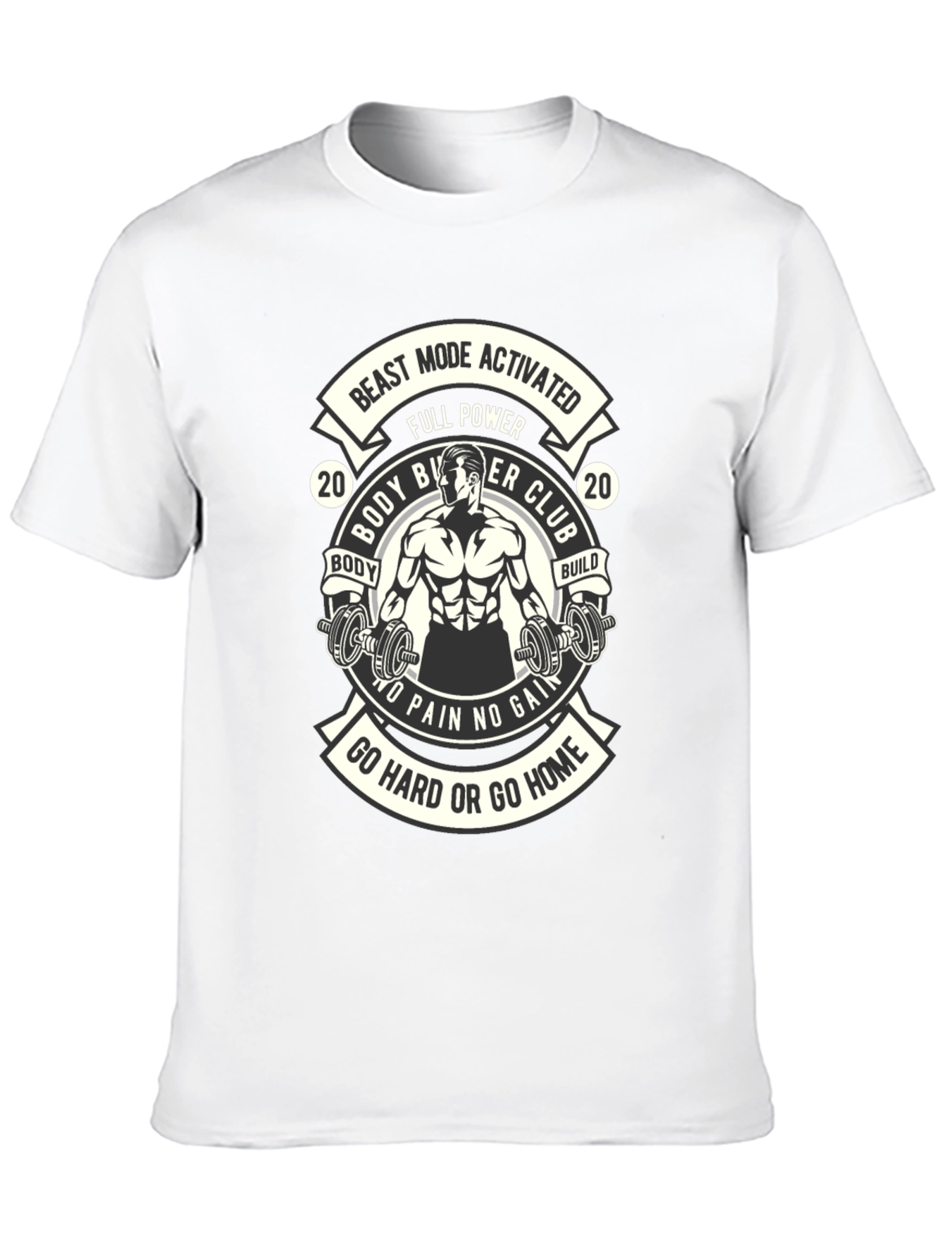 Beast Mode Activated Body Builder Club T-Shirt