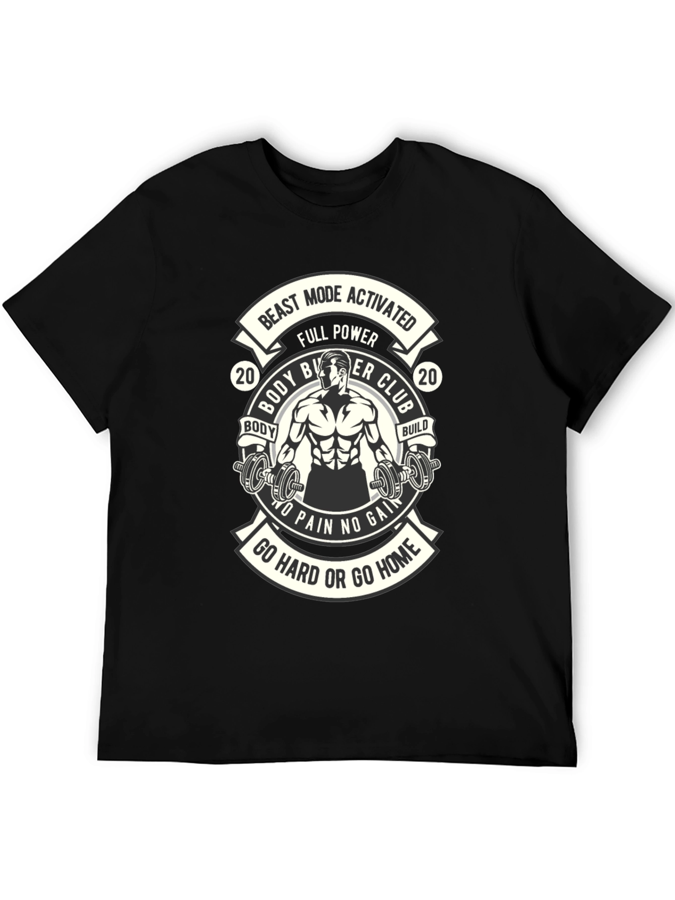 Beast Mode Activated Body Builder Club T-Shirt