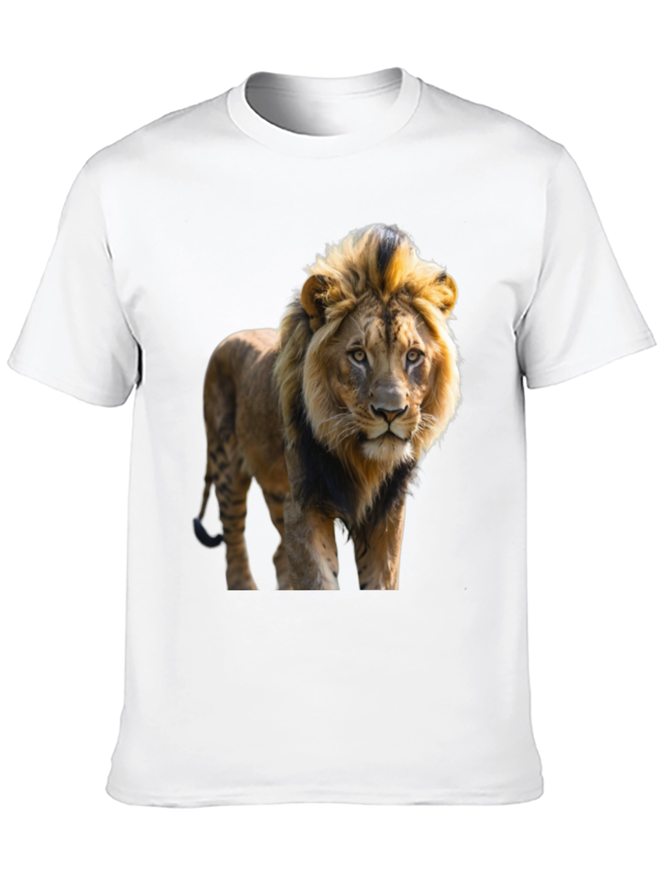 Lion Graphic Tee - Mens Black T-Shirt