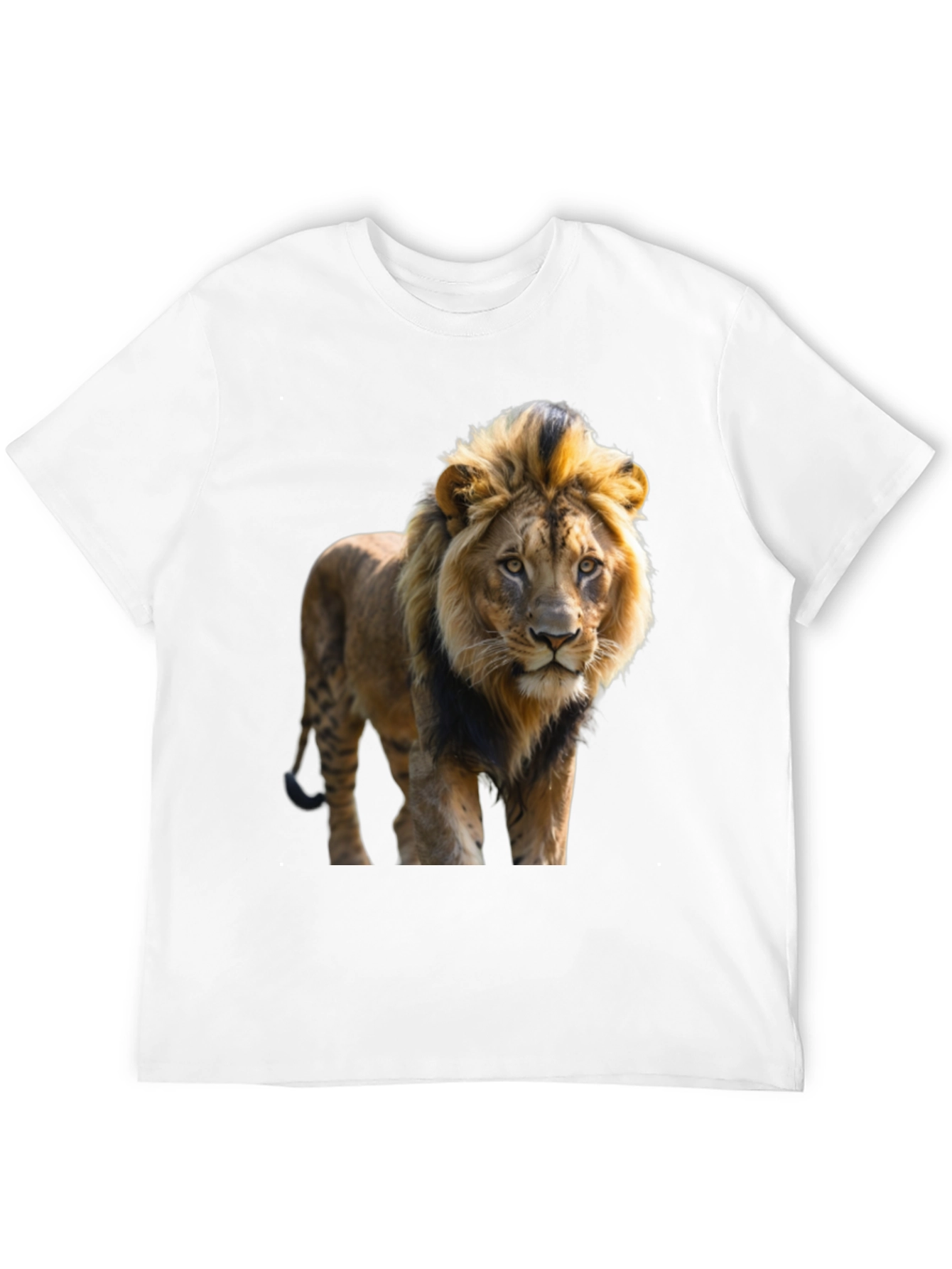 Lion Graphic Tee - Mens Black T-Shirt