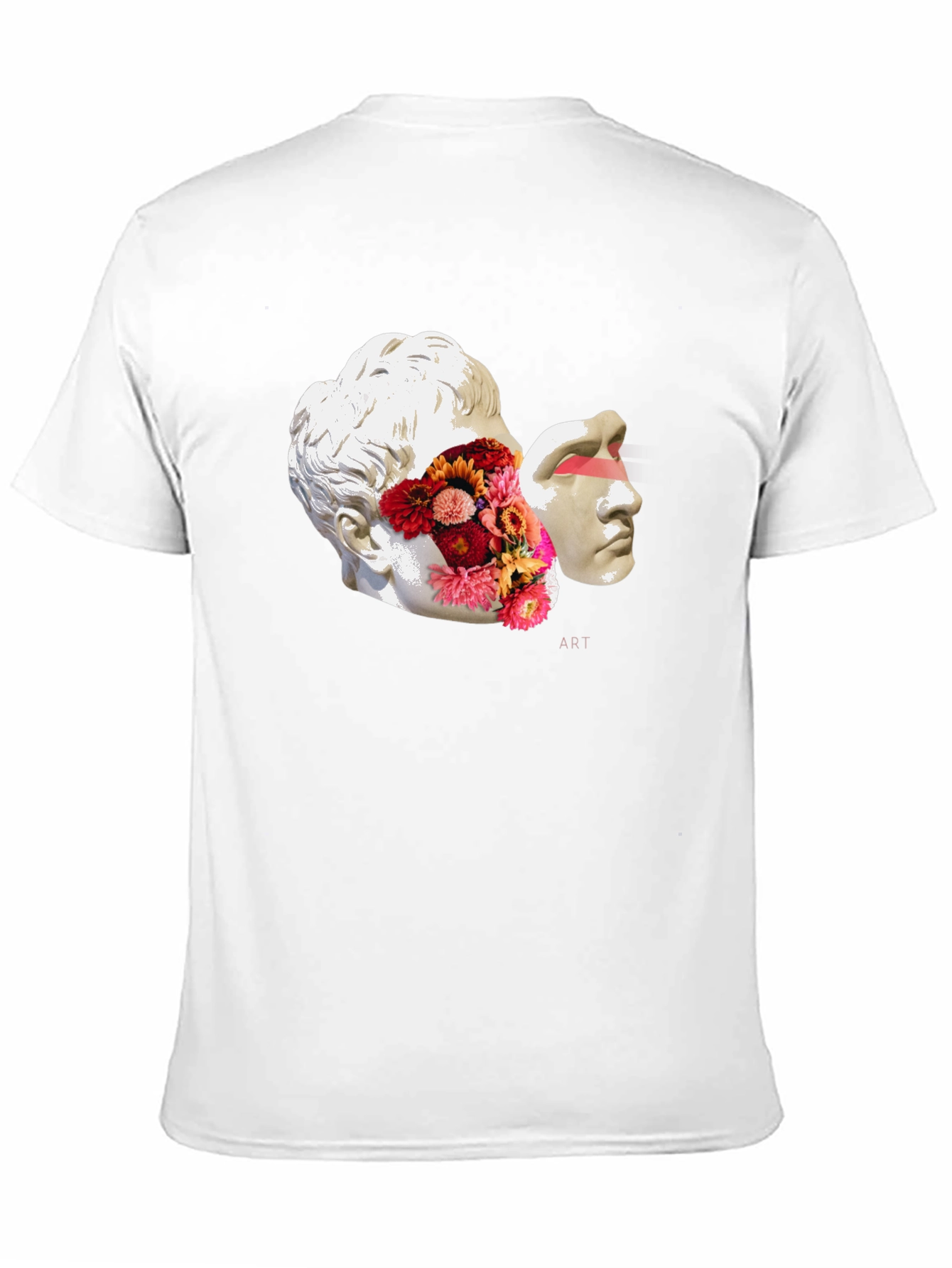 Artistic Sculpture Graphic Tee - Modern Art T-Shirt