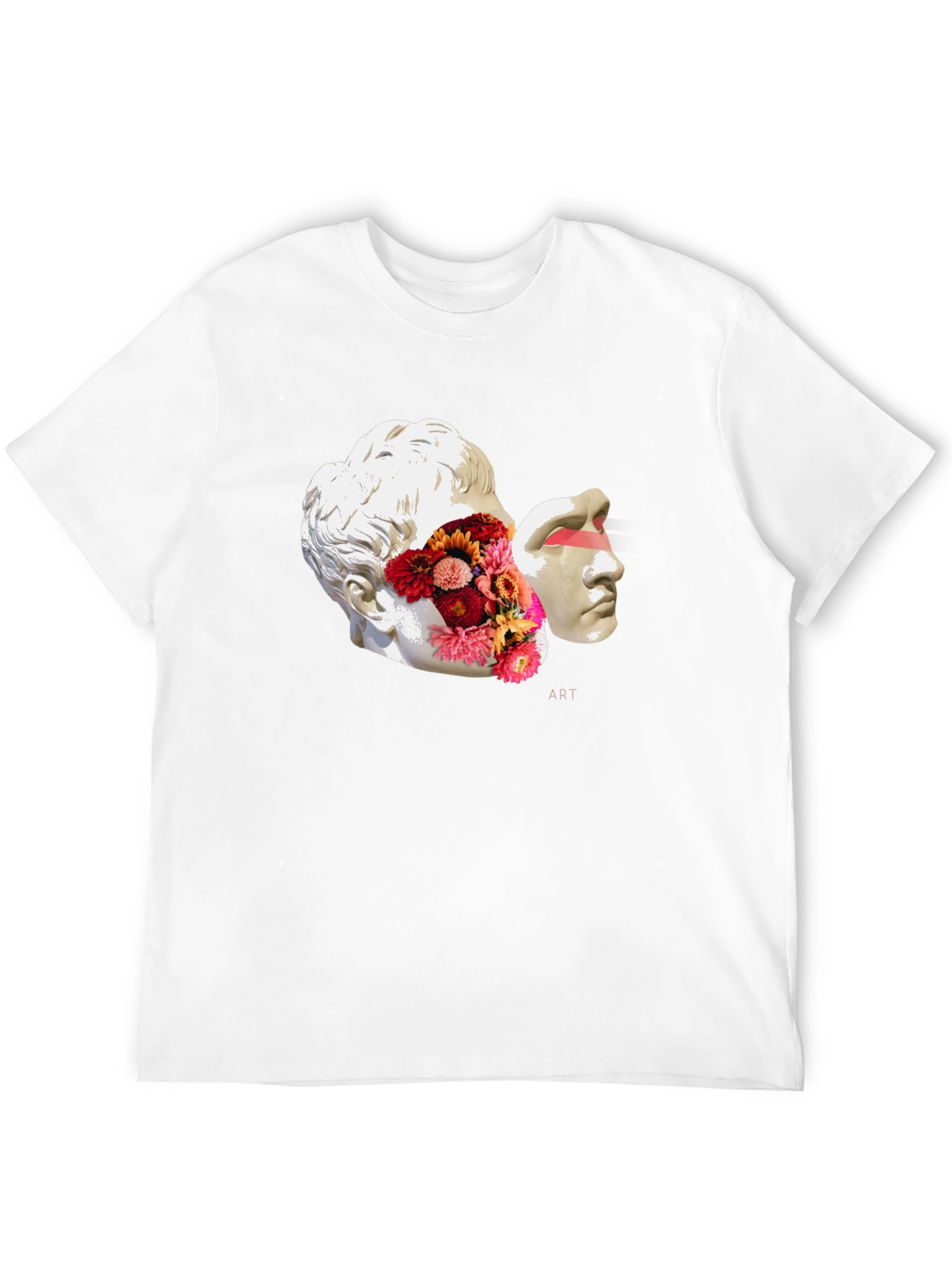 Artistic Sculpture Graphic Tee - Modern Art T-Shirt