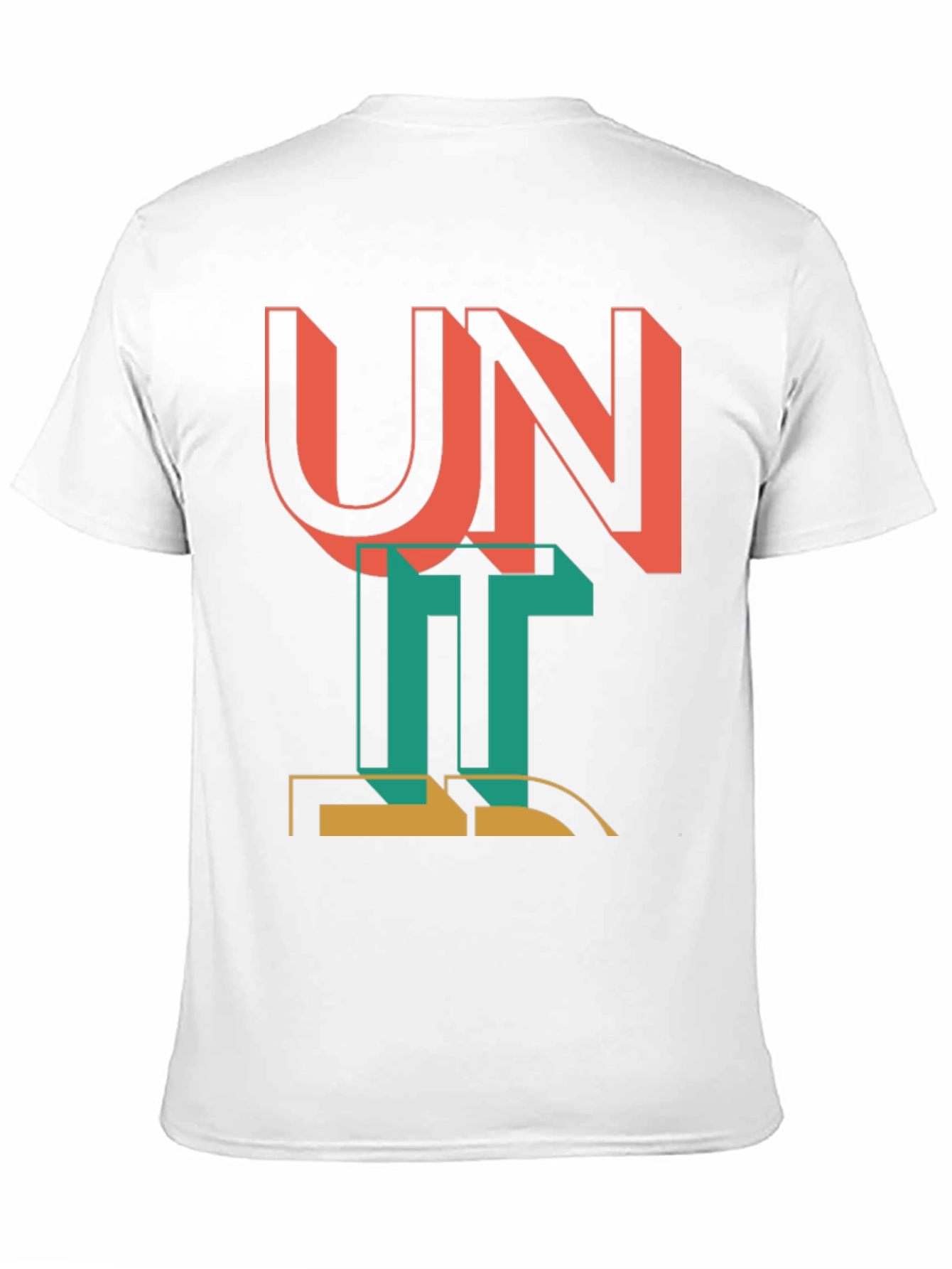 Unique Graphic Print Tee - Modern Style
