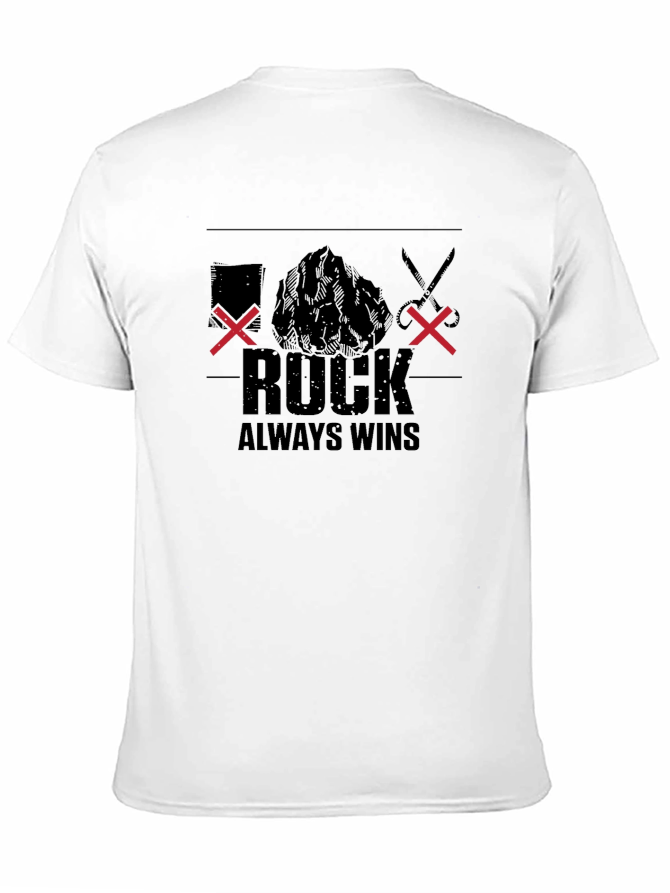 Rock Always Wins Graphic Tee