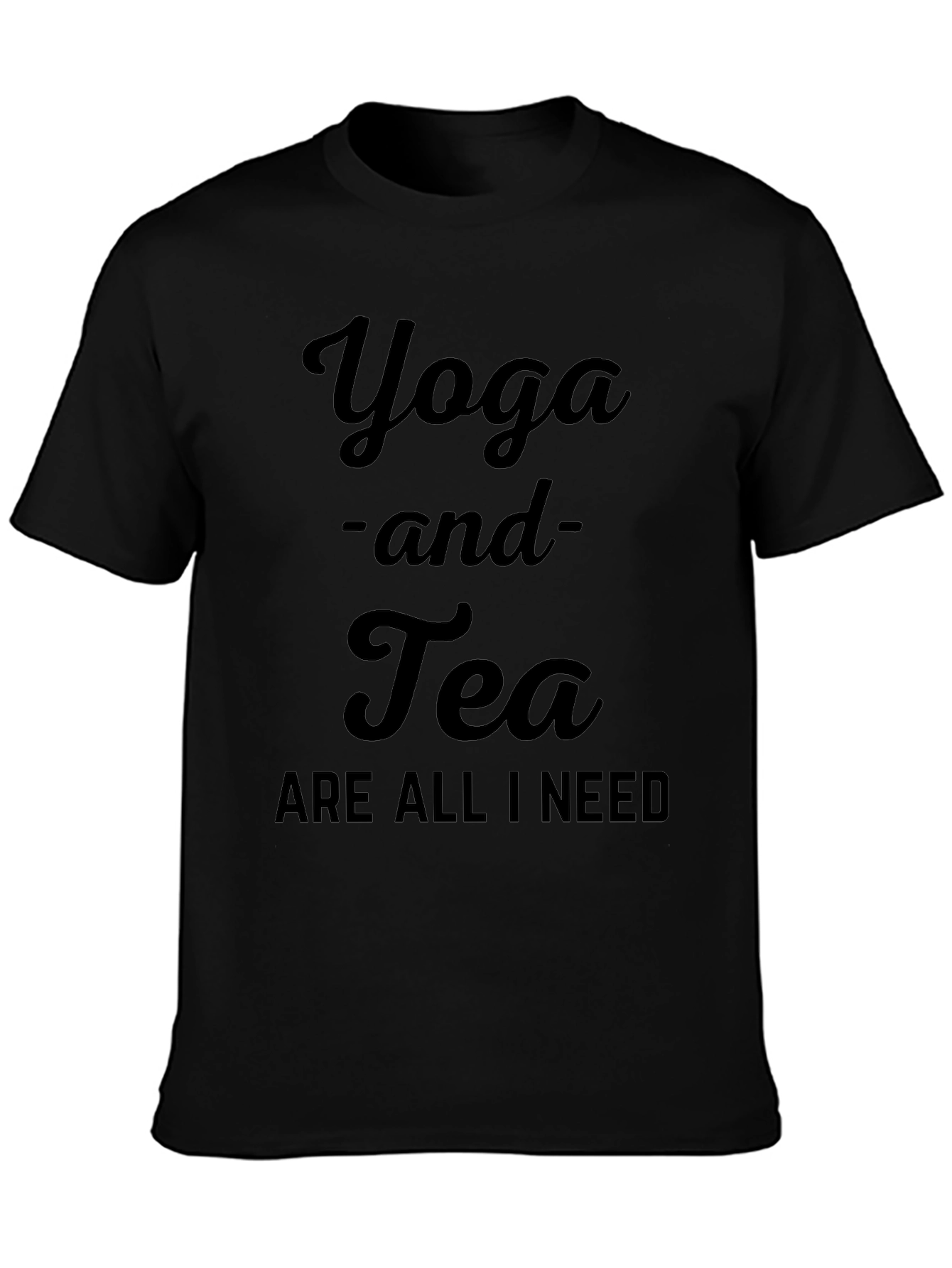 Yoga and Tea Graphic Tee - Relaxed Fit