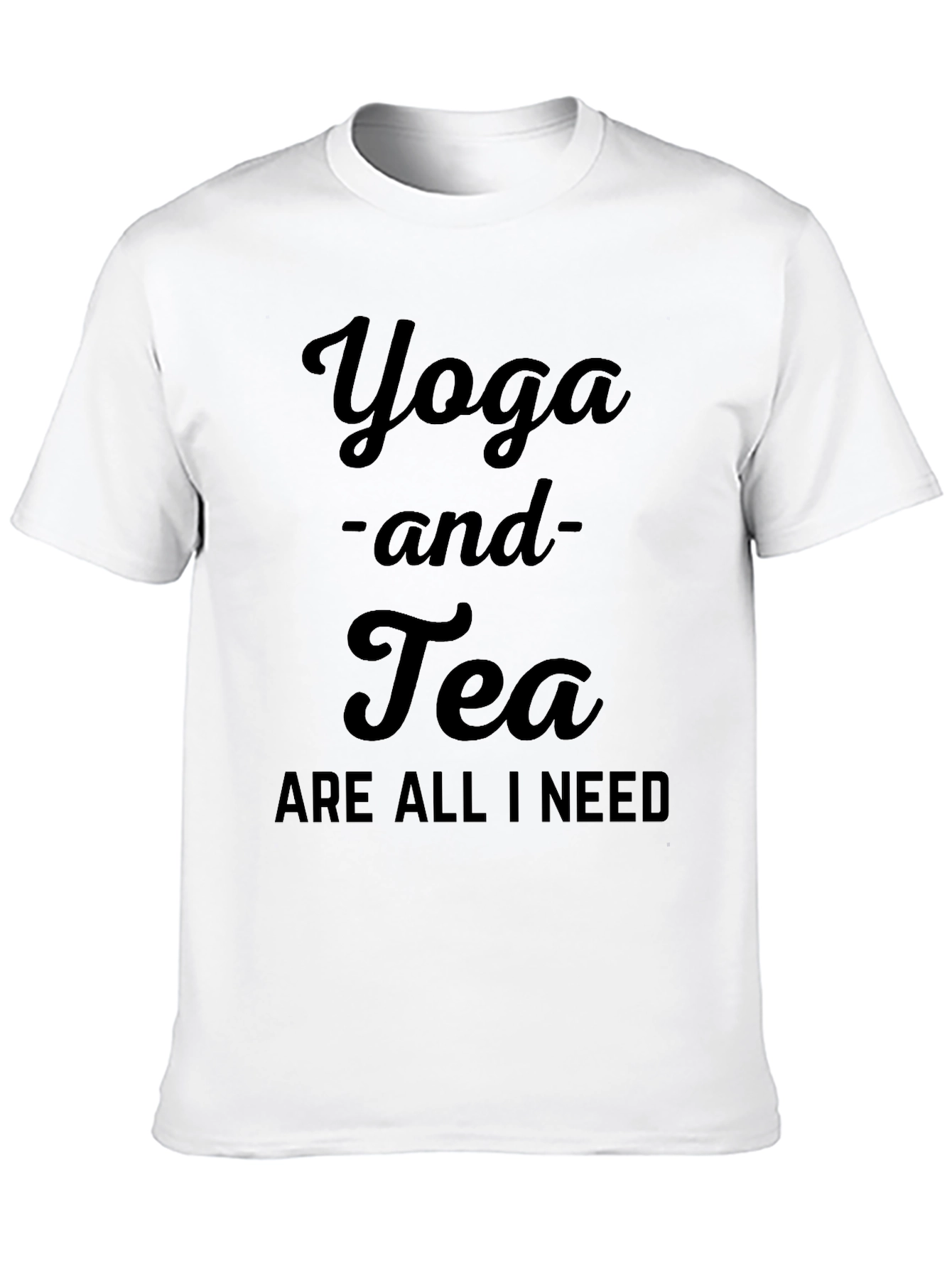 Yoga and Tea Graphic Tee - Relaxed Fit