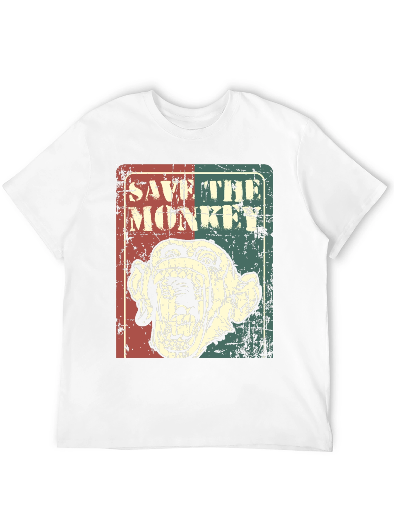Save the Monkey Graphic T-Shirt
