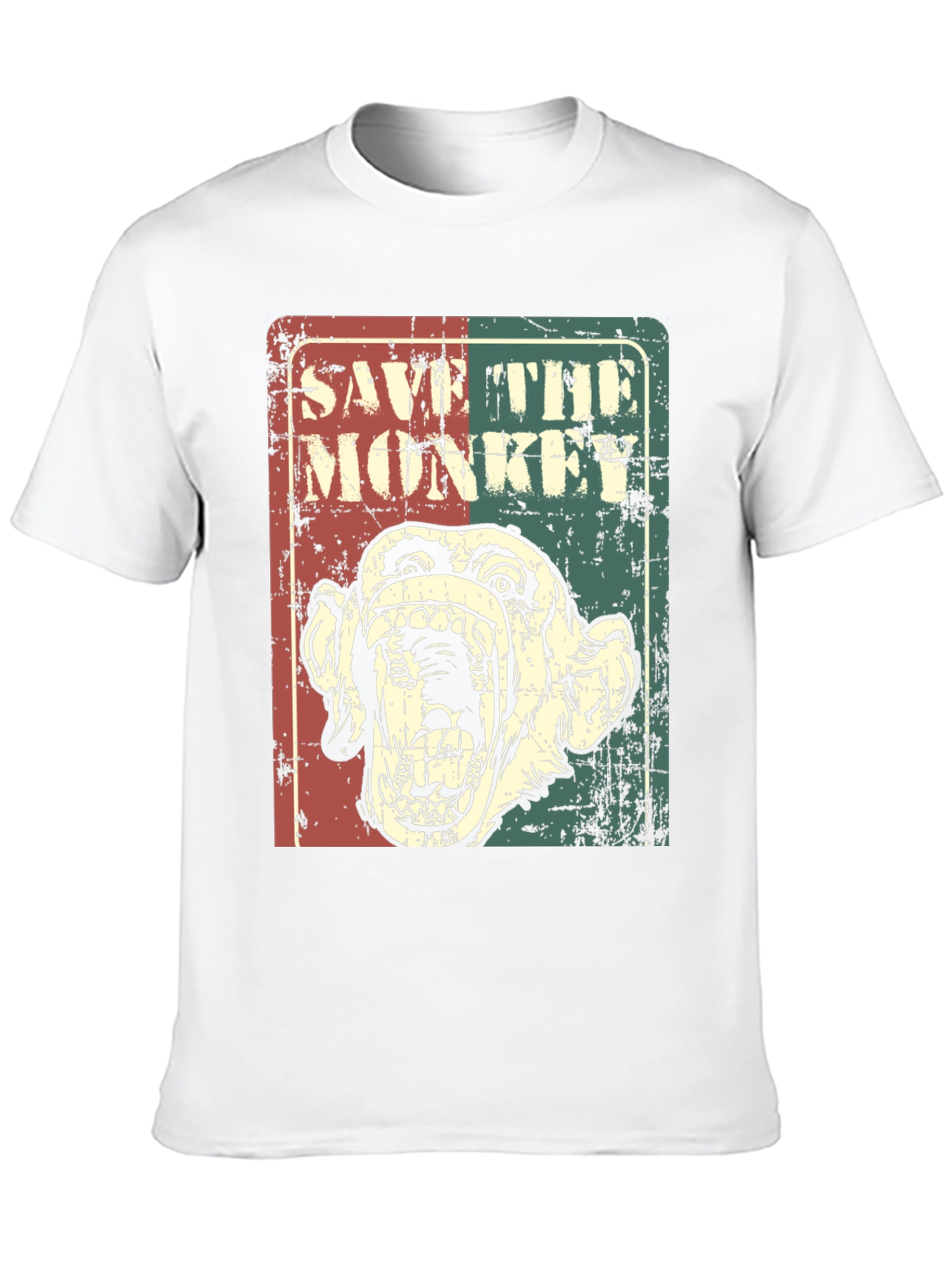 Save the Monkey Graphic T-Shirt