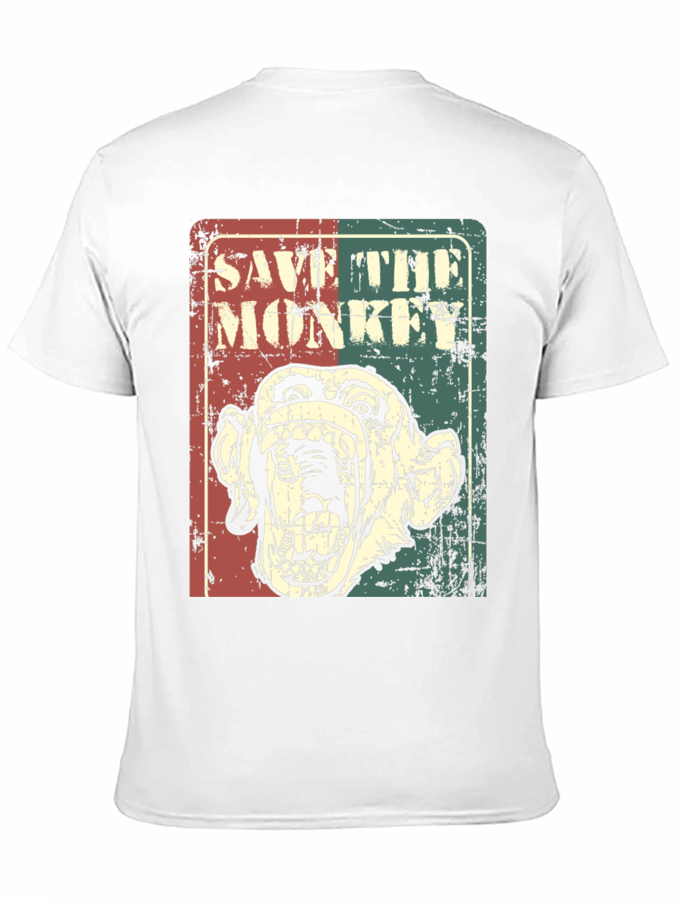 Save the Monkey Graphic T-Shirt